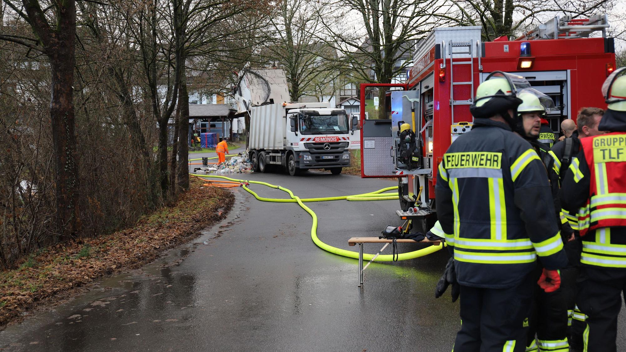 Die Einsatzkräfte der Feuerwehr hatten den Brand schnell gelöscht.