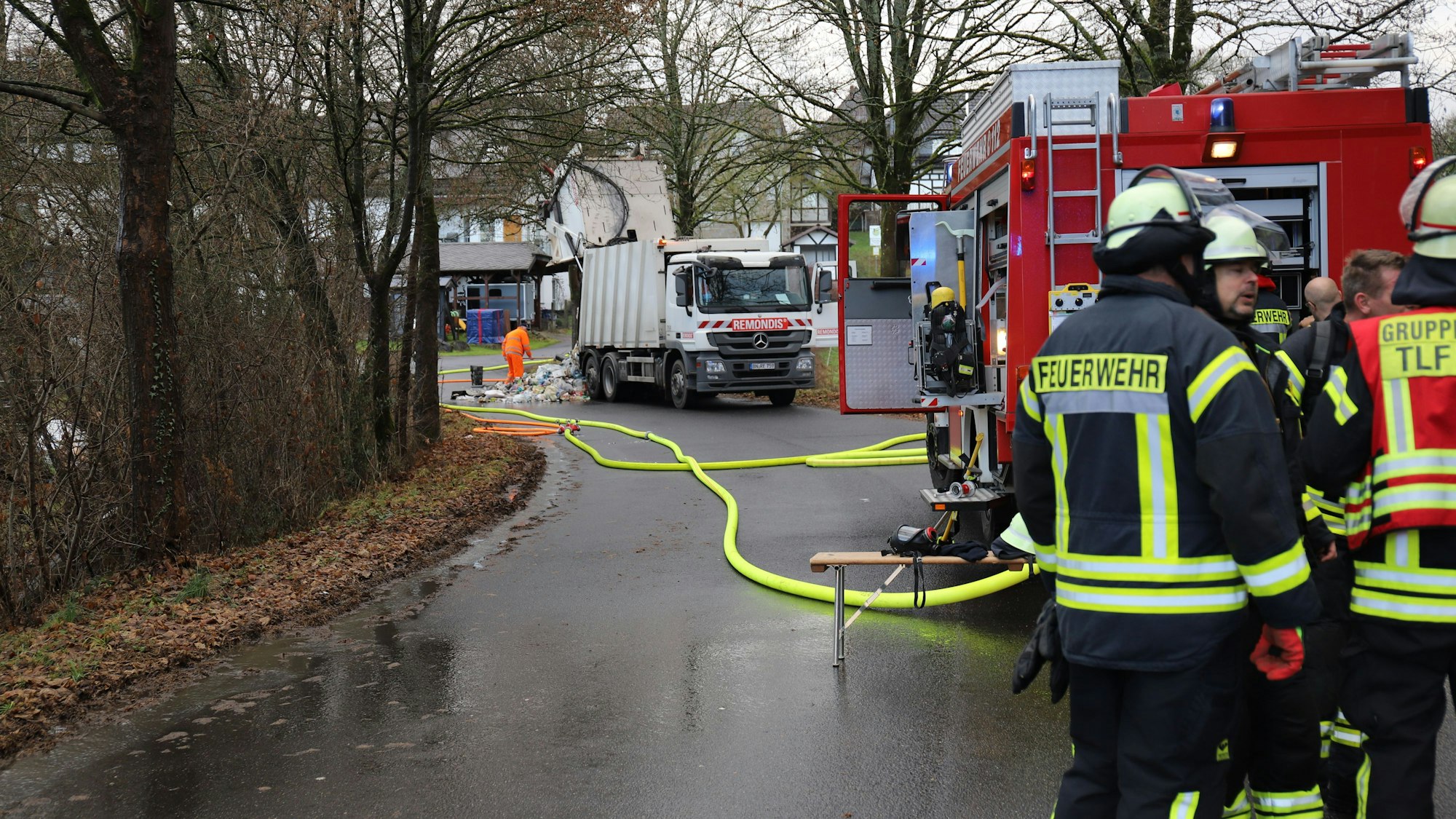 Die Einsatzkräfte der Feuerwehr hatten den Brand schnell gelöscht.