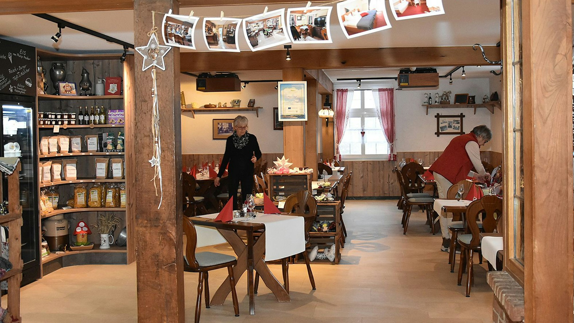 So sieht es aus in der neuen Genusswerkstatt, die in Gummersbach-Lieberhausen unter dem Dach des Landgasthofs Reinold eingezogen ist.