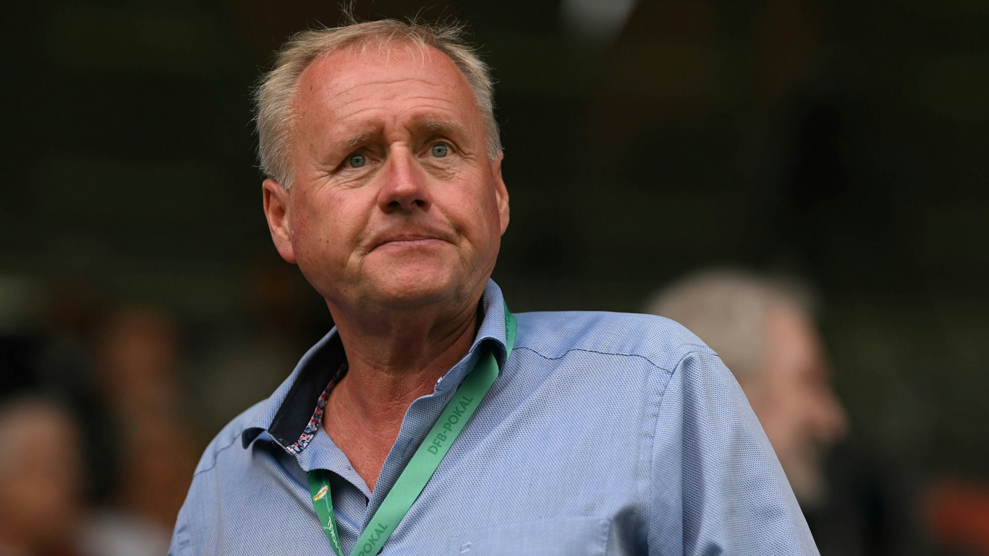 17.08.2025, xophax, Fussball , DFB - Pokal , 1.Runde Viktoria Köln gegen SC Paderborn 07 Viktoria Köln Geschäftsführer Eric Bock Köln *** 17 08 2025, xophax, Fußball , DFB Pokal , 1 Runde Viktoria Köln gegen SC Paderborn 07 Viktoria Köln Geschäftsführer Eric Bock Köln