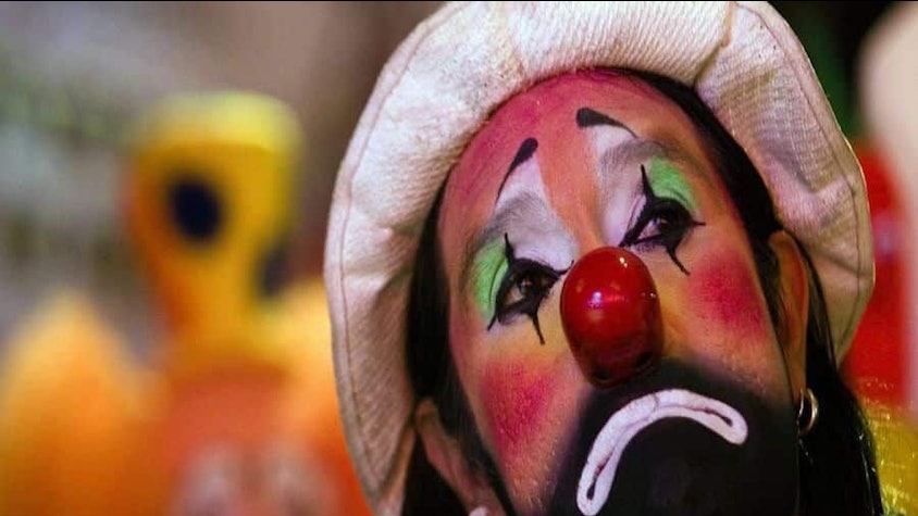 Ein trauriger Clown