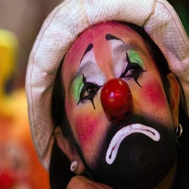 Ein trauriger Clown