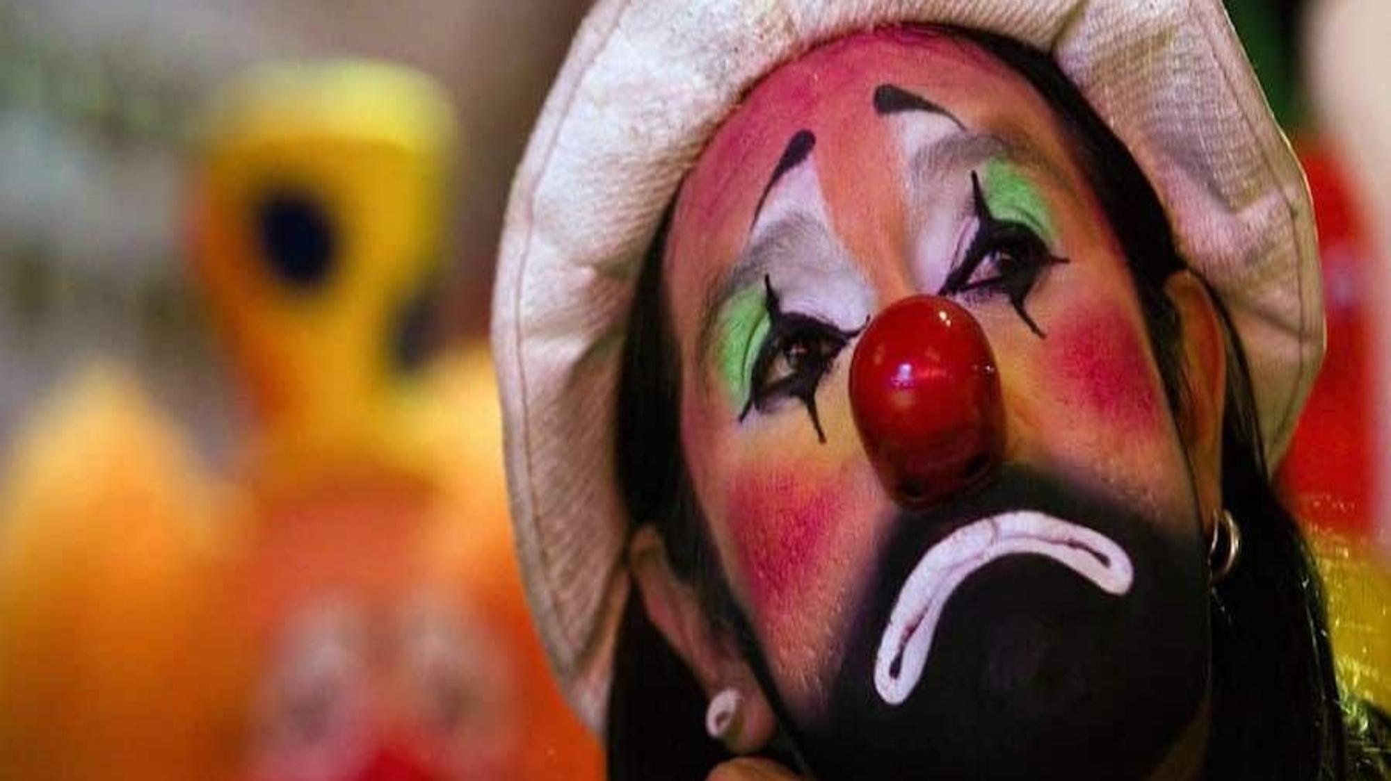 Ein trauriger Clown
