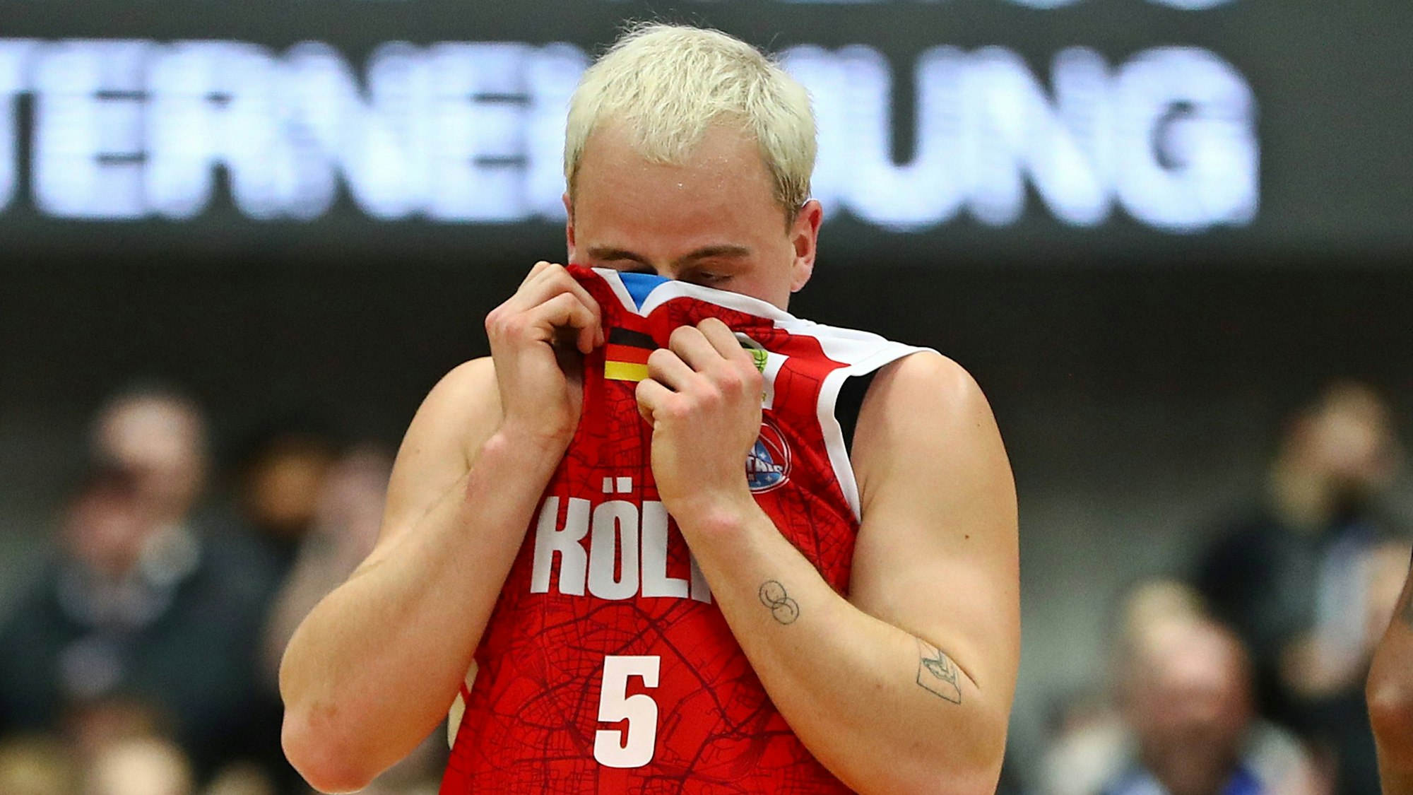 2. Basketball Bundesliga: Merlins Crailsheim - RheinStars Köln am 17.01.2026 in der Arena Hohenlohe in Ilshofen Enttäuschter Rupert Hennen Köln *** 2 Basketball Bundesliga Merlins Crailsheim RheinStars Cologne on 17 01 2026 in the Arena Hohenlohe in Ilshofen Disappointed Rupert Hennen Cologne SM