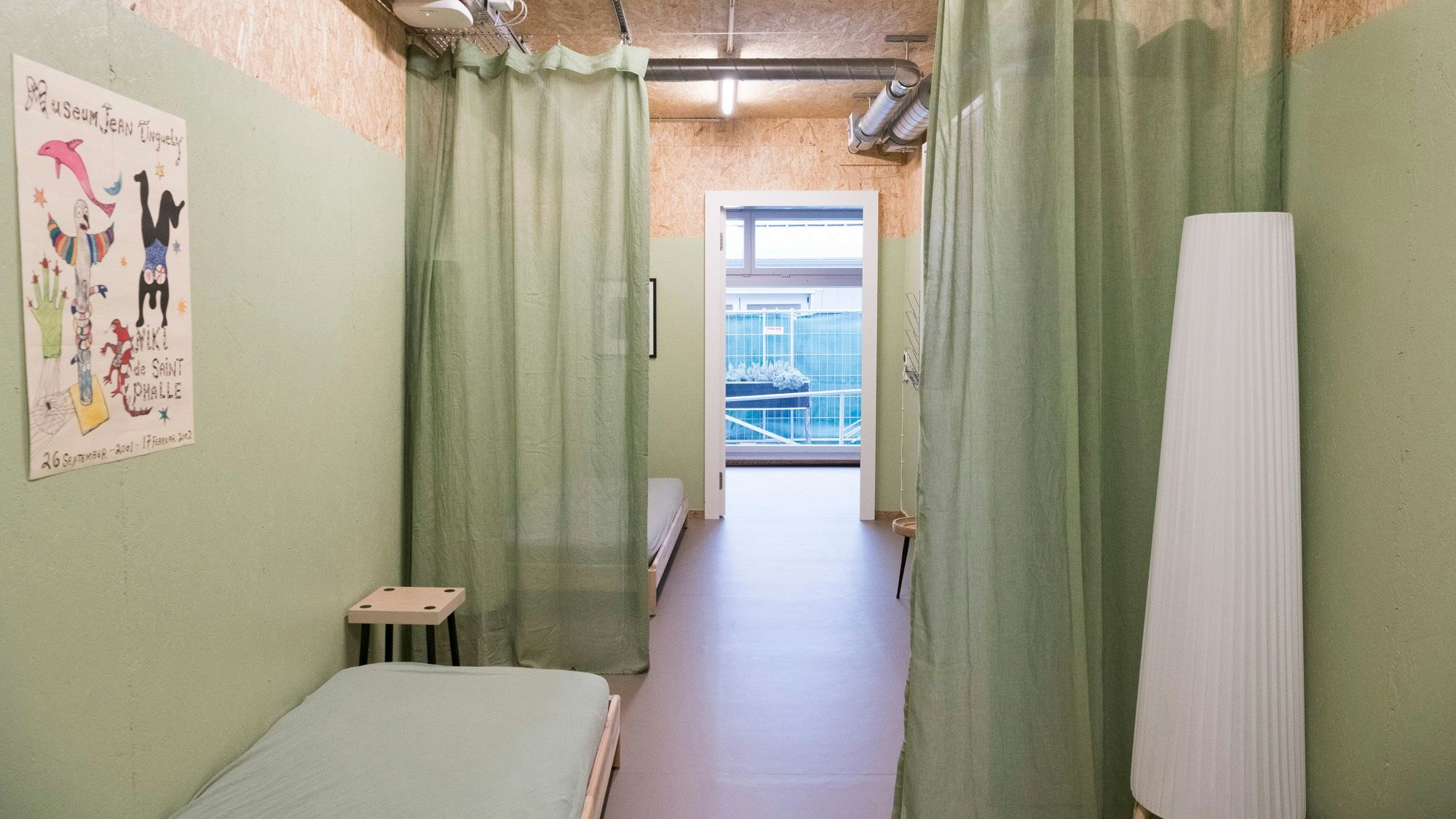 Ruheräume mit Schlafmöglichkeit tagsüber in der Anlaufstelle Selnau.