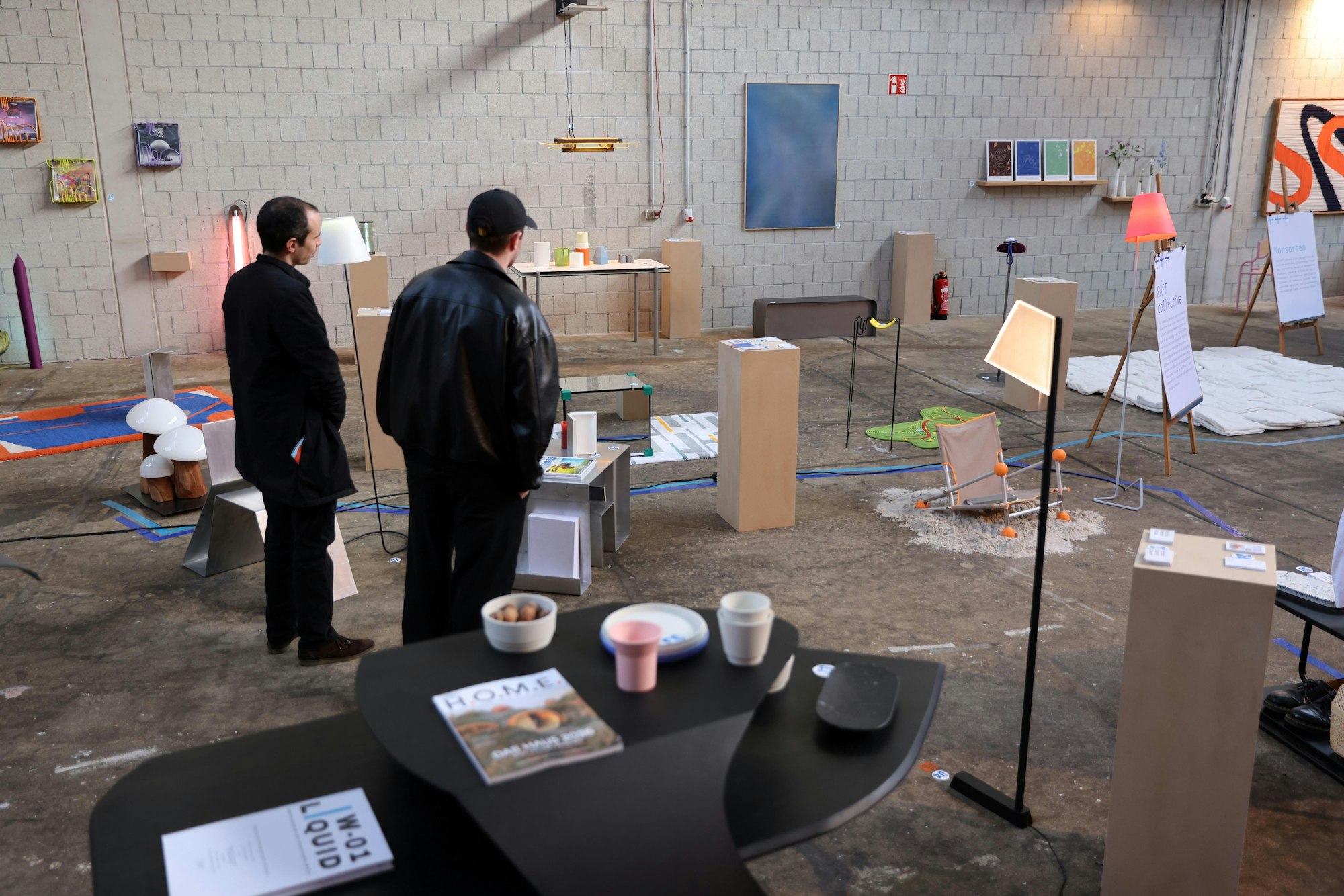 Design-Präsentation in den „Machwerkhallen“.