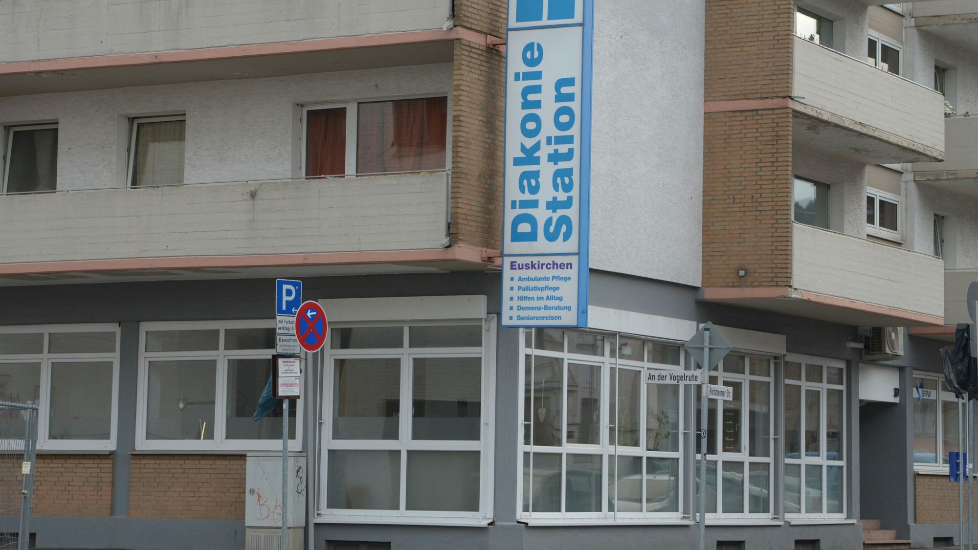 Das Bild zeigt die Diakonie-Station an der Roitzheimer Straße.
