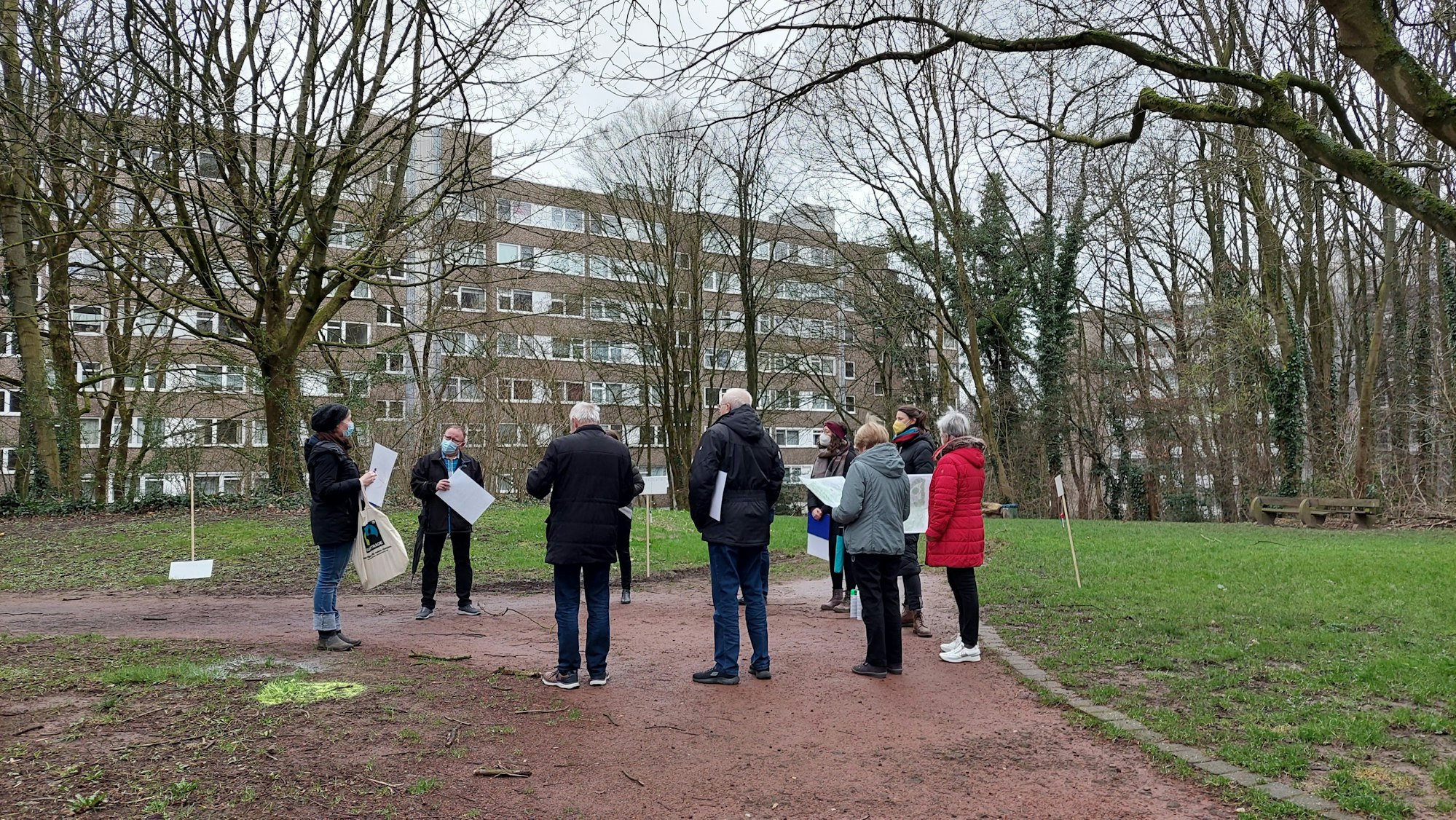 Das Foto zeigt den Quartiersplatz Bockenberg