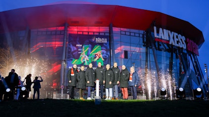 Startschuss für die Olympia-Bewerbung der Region „Köln Rhein Ruhr“ am 19. Januar vor der Lanxess-Arena.