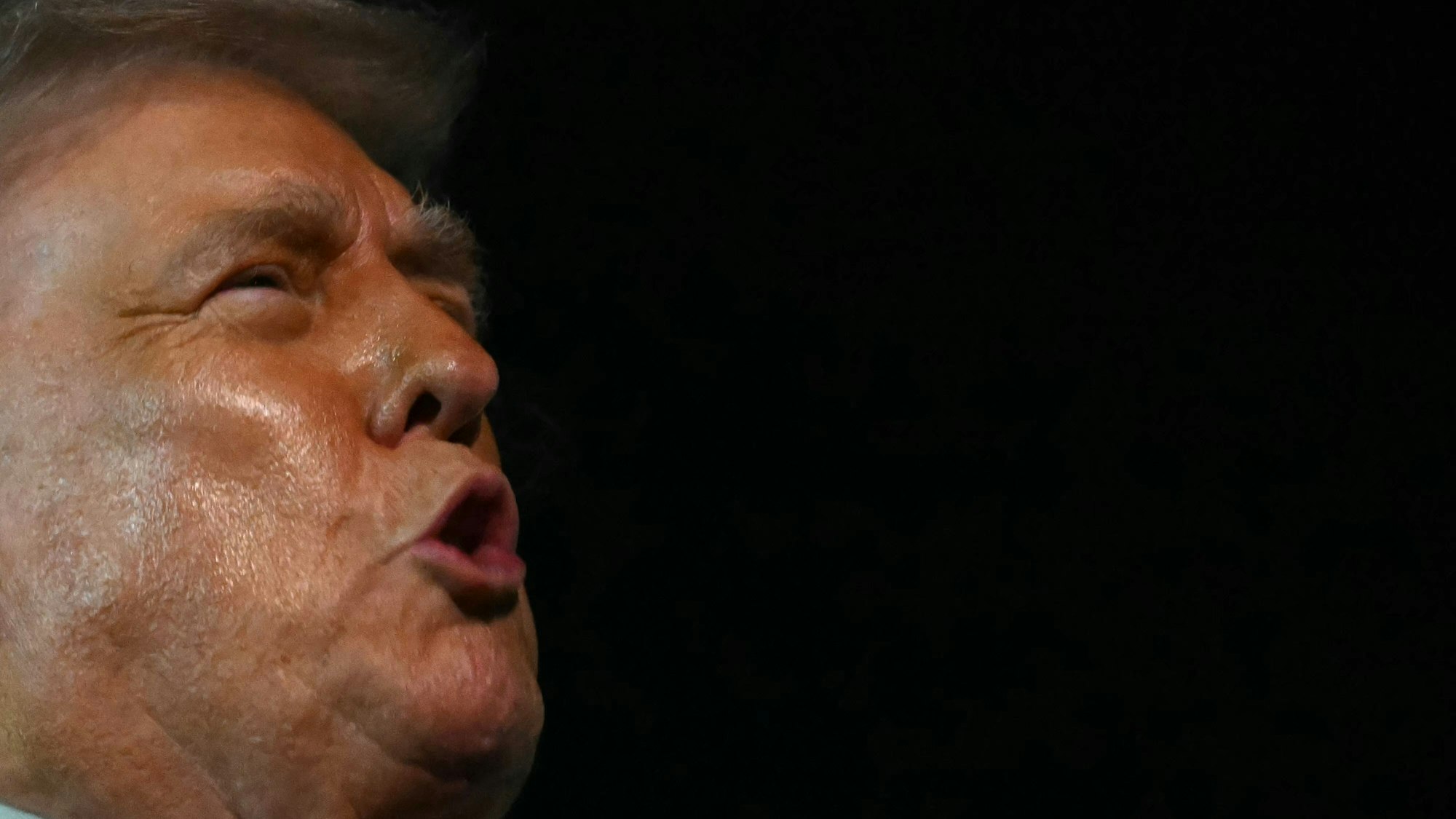 US-Präsident Donald Trump kurz vor seiner Reise nach Davos