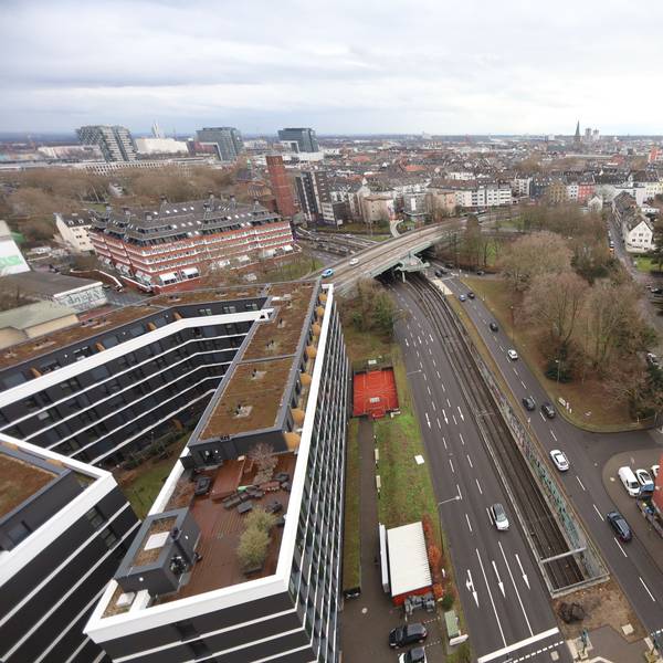 Das erste Kölner Suchthilfezentrum wird auf einer Fläche am Perlengraben entstehen.