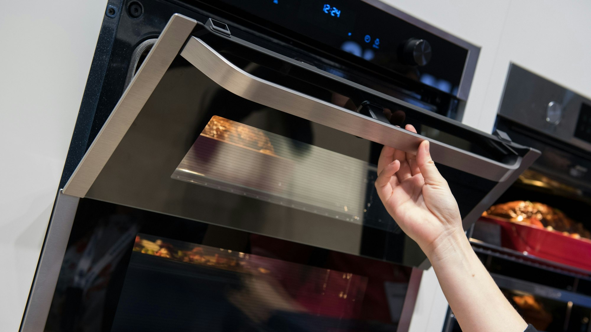 En Neunjährger hat in Bayern einen backofen zur Explosion gebracht