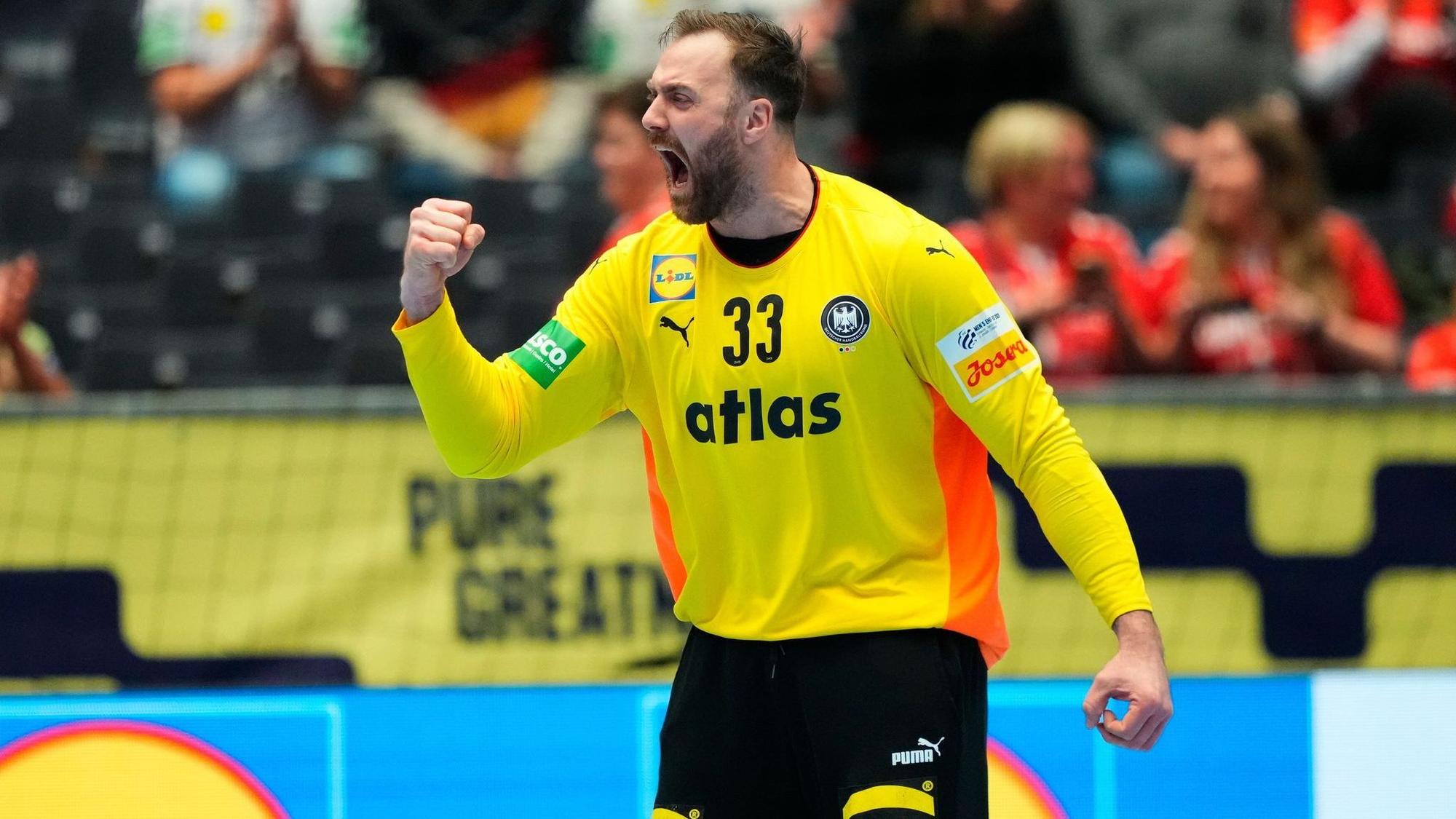 Torhüter Andreas Wolff ist Deutschlands bester Mann gegen Portugal.