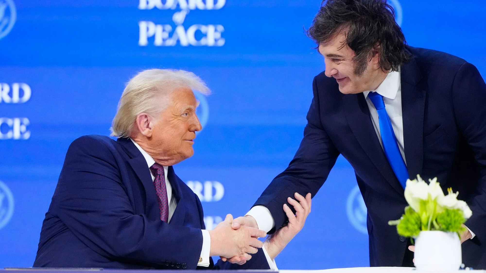 US-Präsident Donald Trump und der argentinische Präsident Javier Milei.