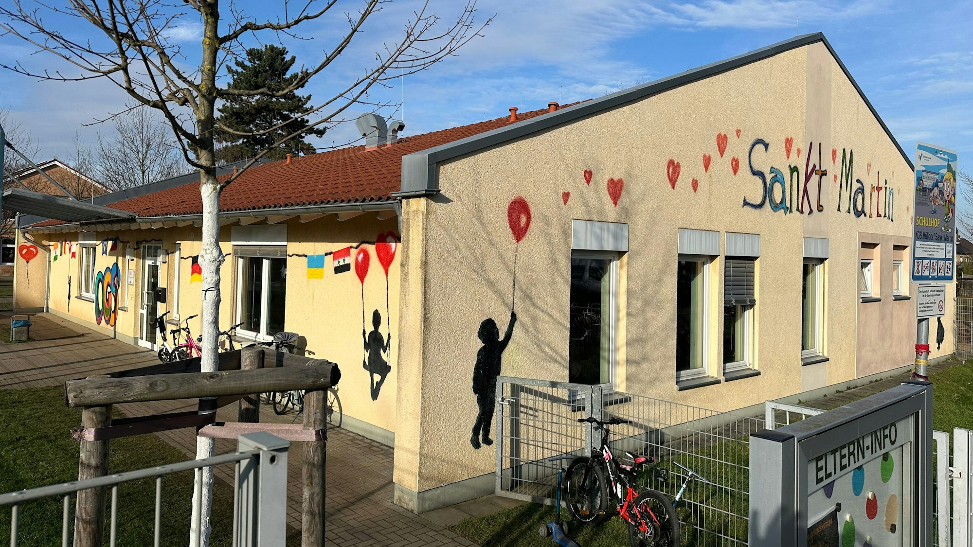 Auch die Katholische Grundschule Sankt Martin in Mülldorf ist betroffen