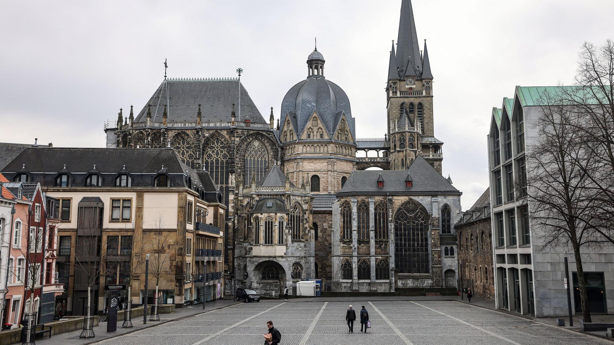 Der Dom in Aachen.
