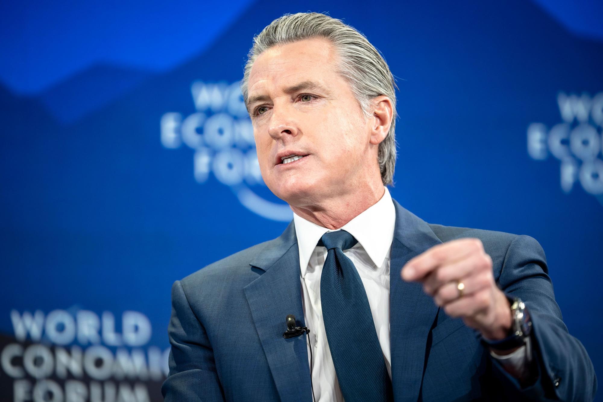 avin Newsom, der Gouverneur des US_Bundesstaats Kalifornien,