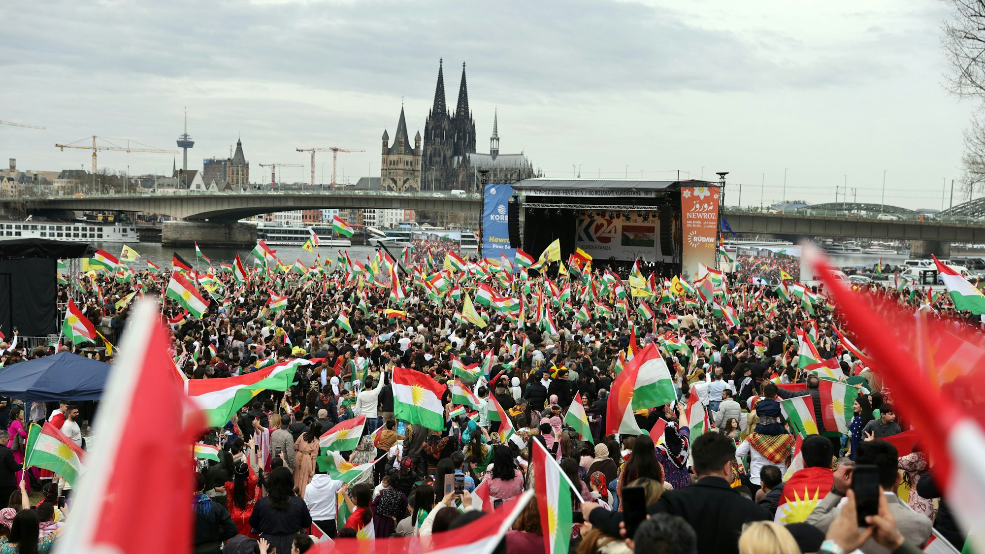 Köln, RSK, Kurden-Demo