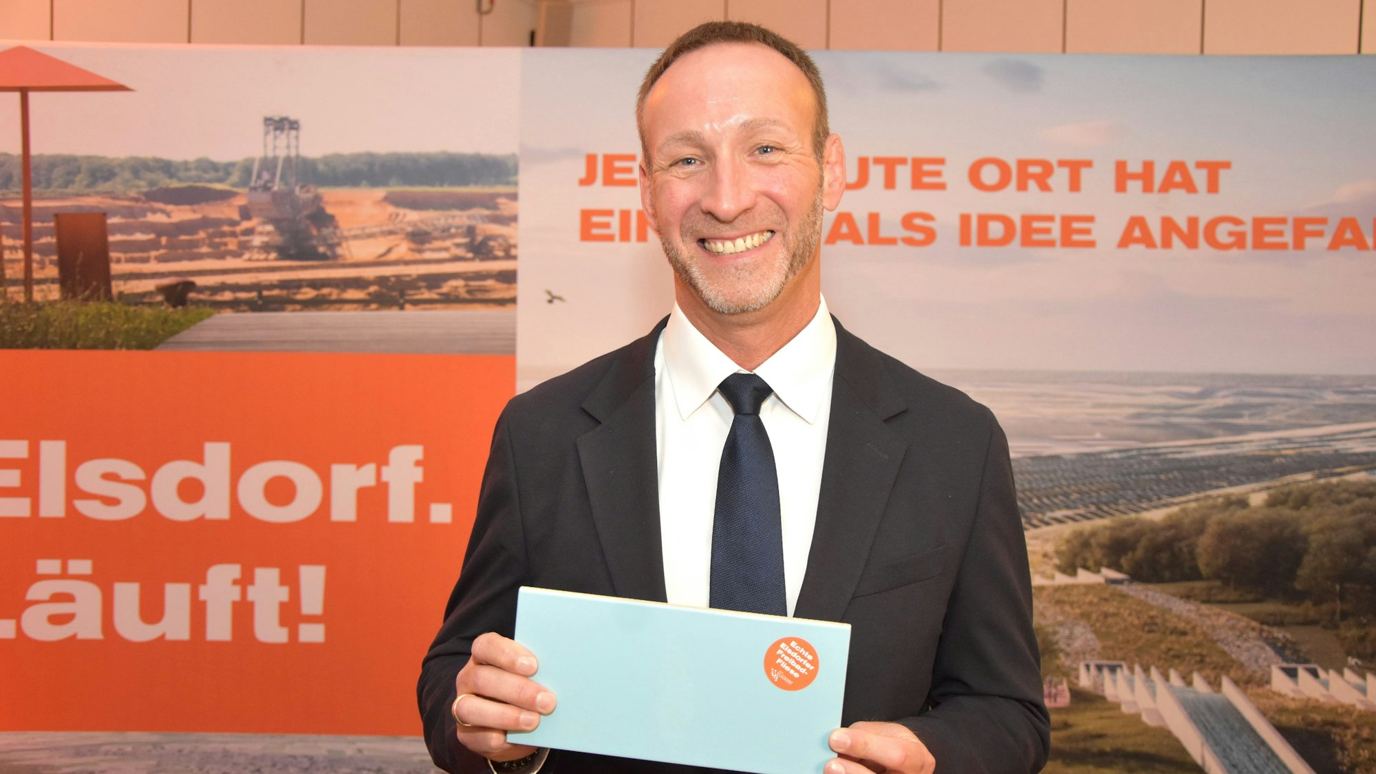 Zu sehen ist Elsdorfs Bürgermeister Andreas Heller (CDU).