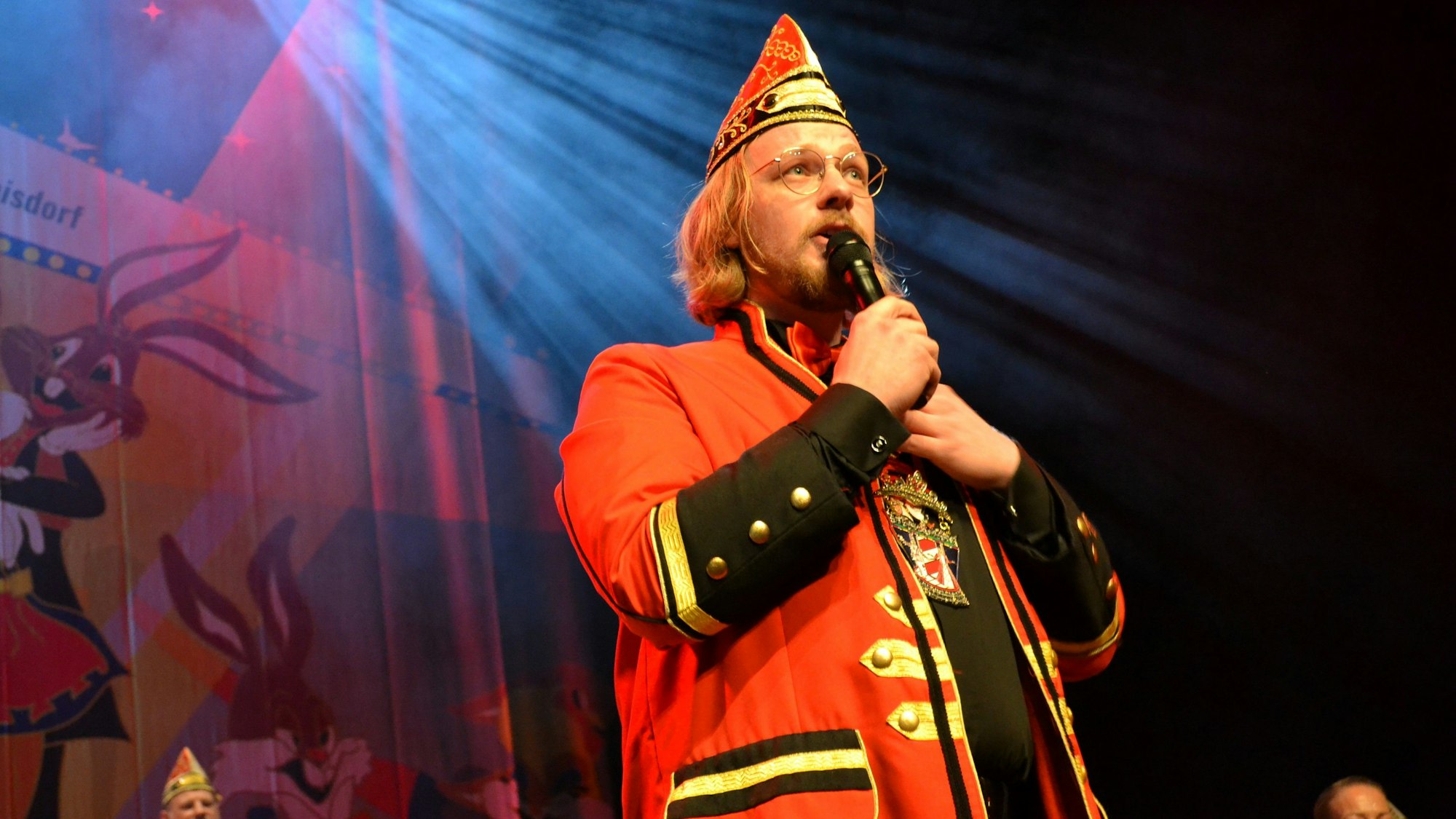Max Dobelke überzeugte beim Debüt als Sitzungspräsident.
