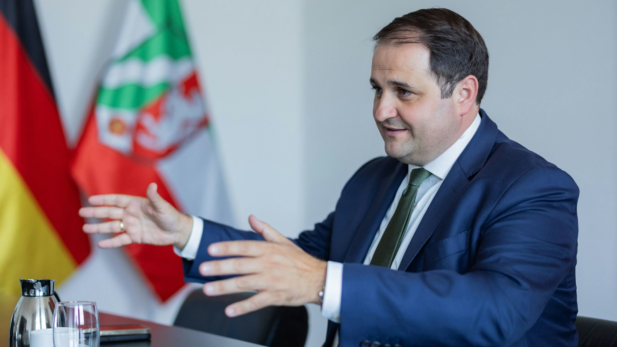 Nathanael Liminski (CDU), Minister für Bundes- und Europaangelegenheiten, Internationales sowie Medien und Chef der Staatskanzlei