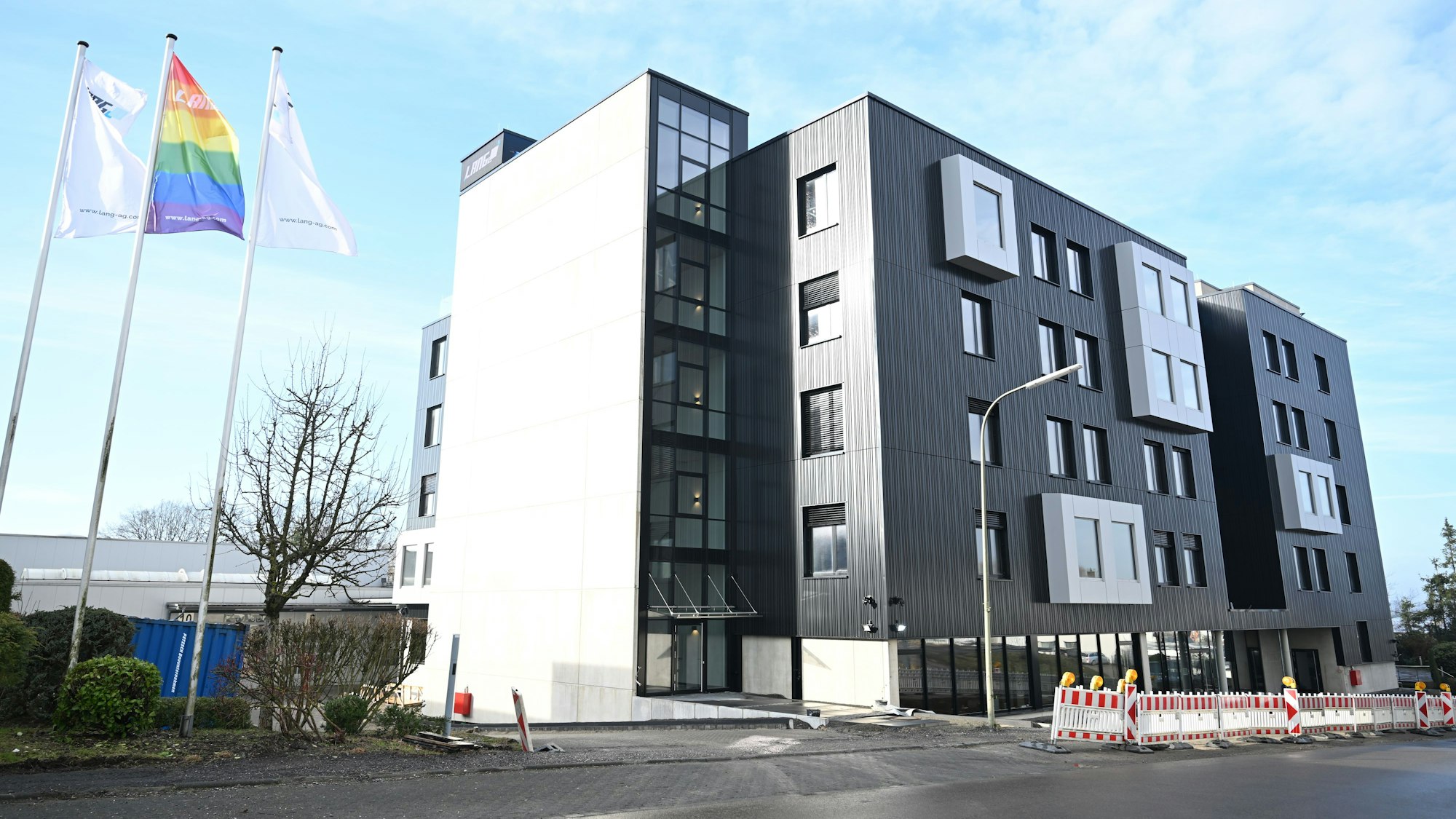 Das neue Gebäude der Firma Lang AG an der Schlosserstraße.