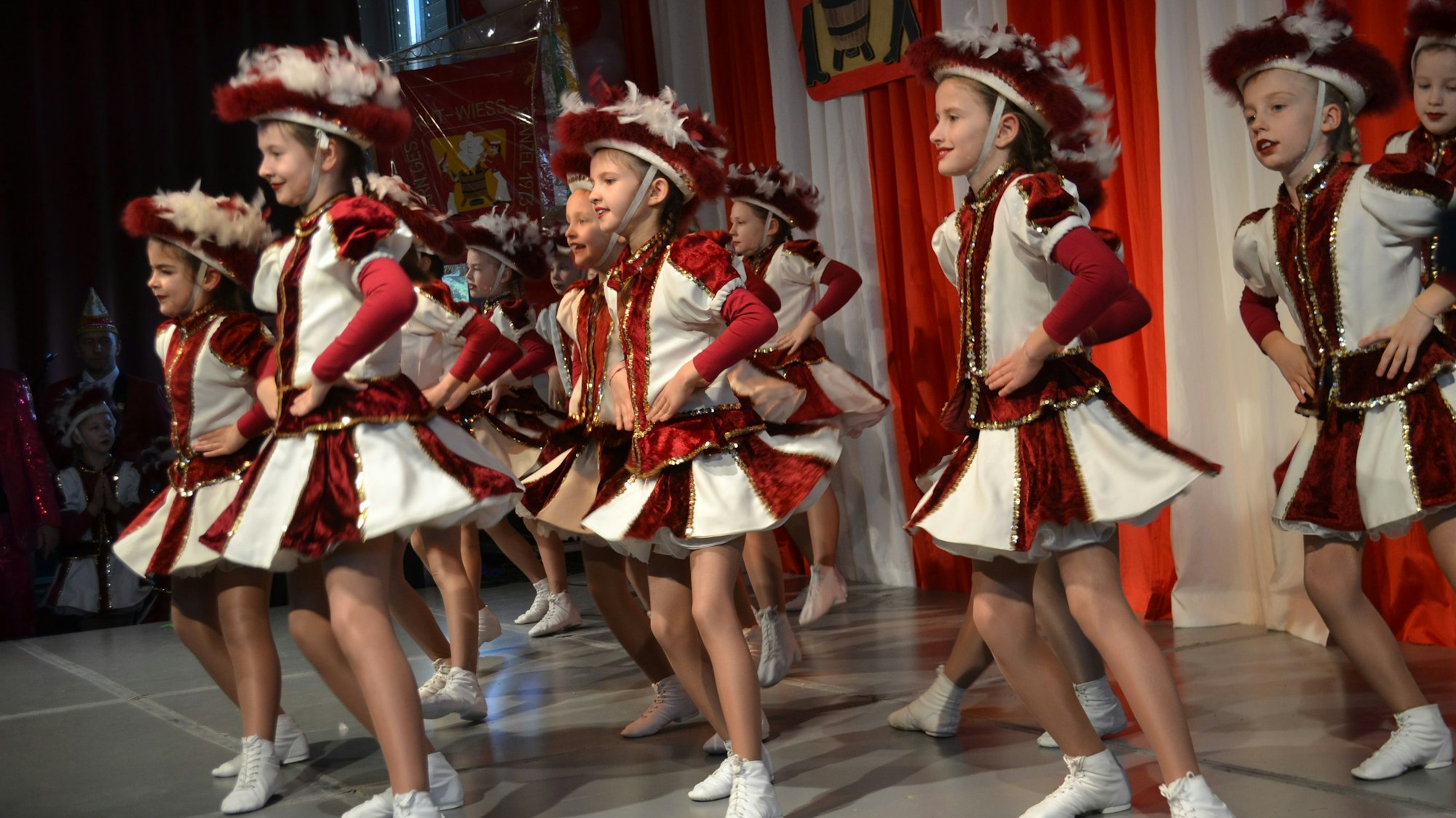 Die Tanzmäuse der KG Rut-Wiess Ranzel glänzten.