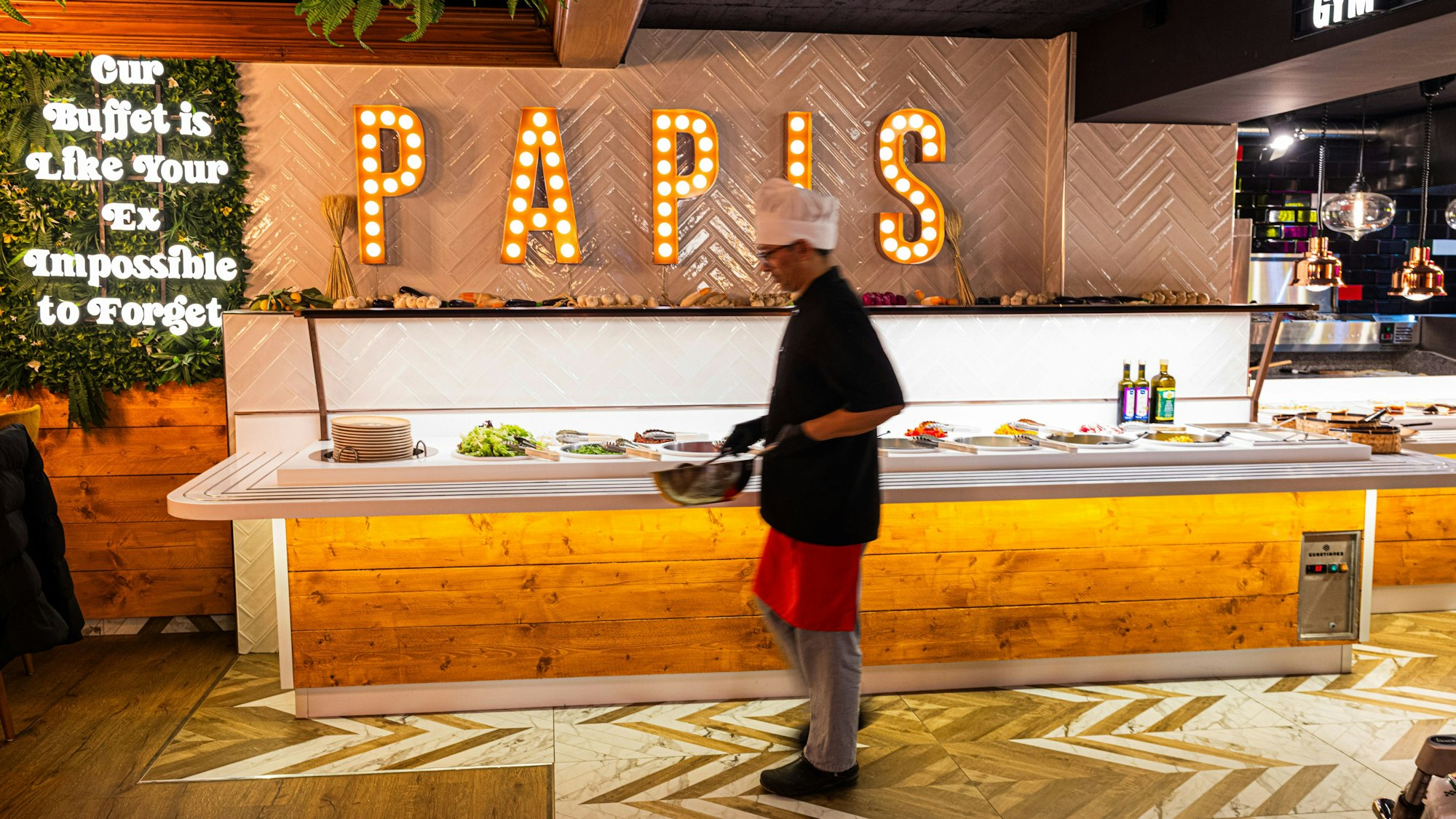 Buffet auf italienisch: „All you can eat“ im Papis.