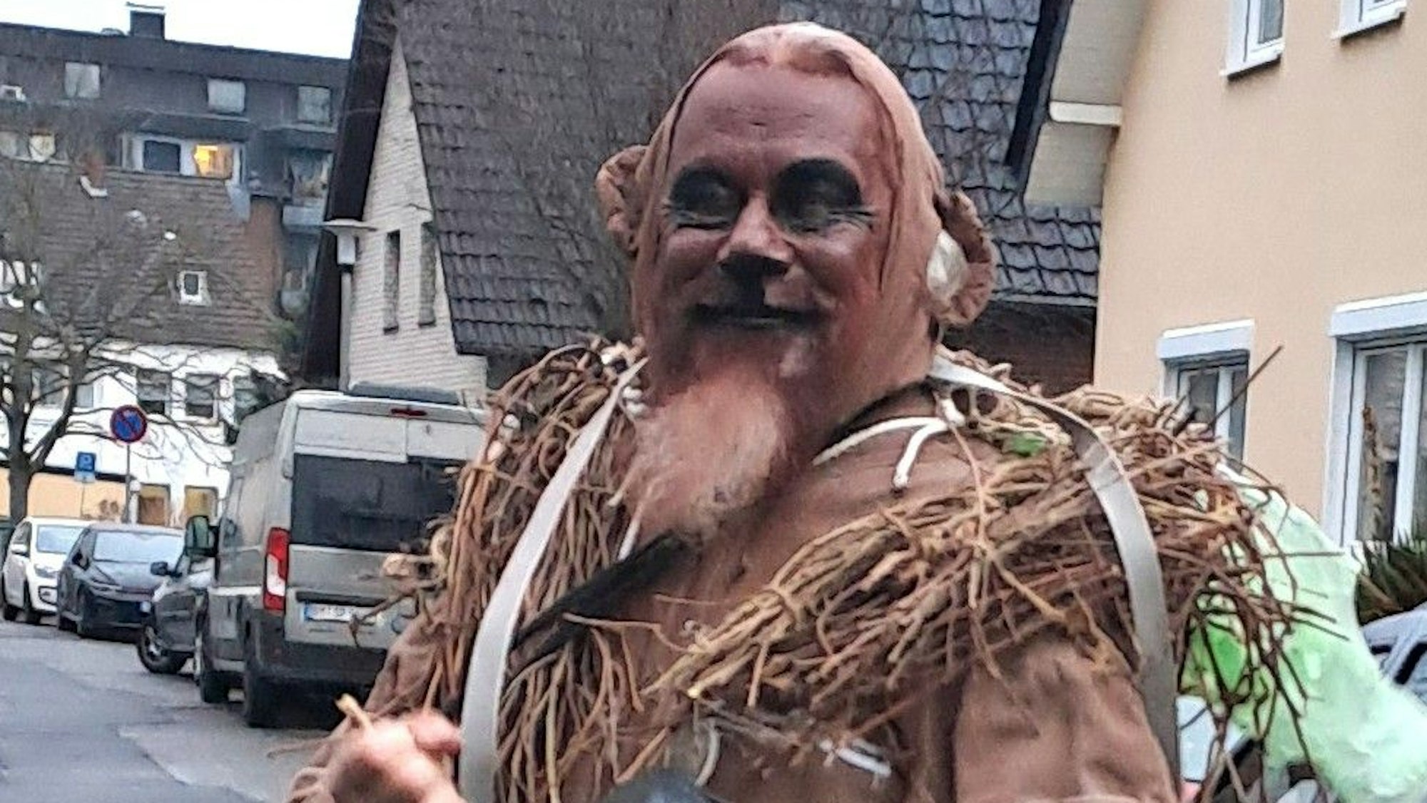 „Ähzebär“: Erich Hermans als das Vereins-Maskottchen.