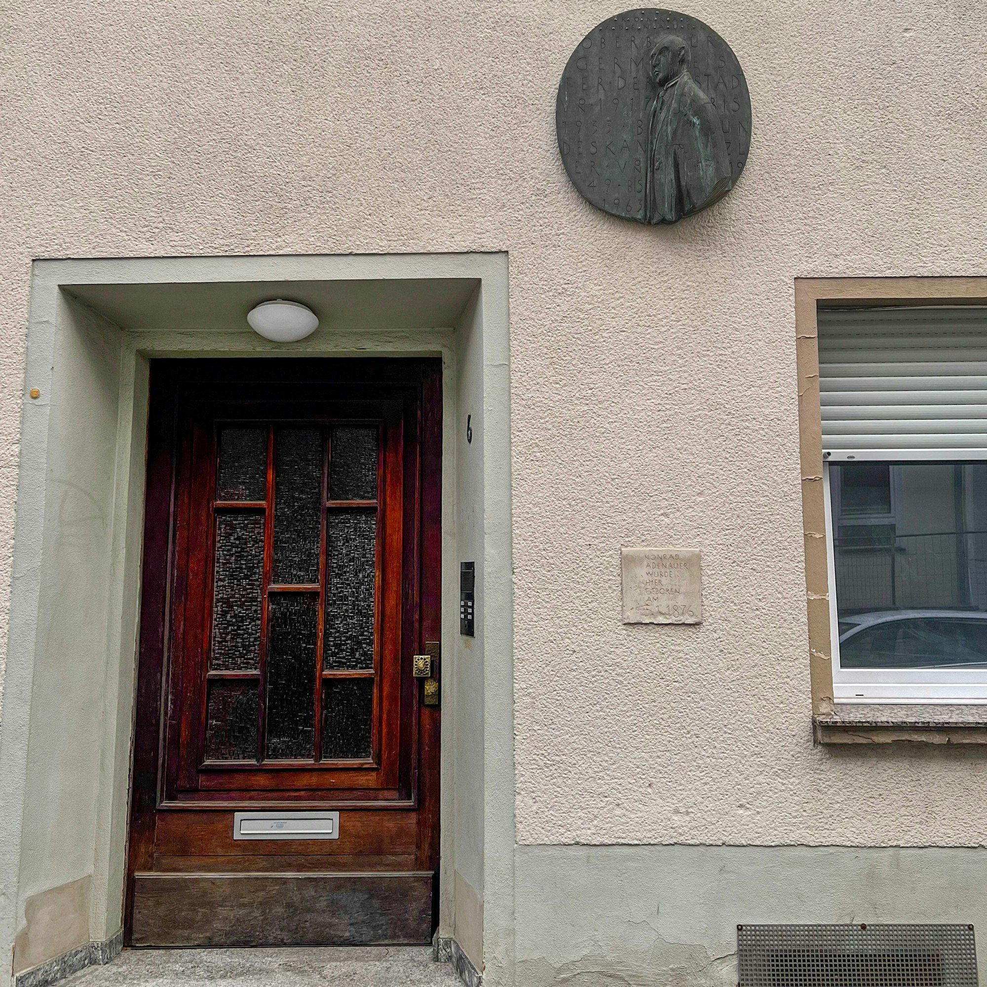 In der Balduinstraße steht das Geburtshaus von Konrad Adenauer.