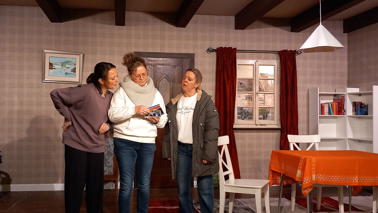 Theater-Sprech- und Stellprobe noch ohne Kostüme in Oberbachem