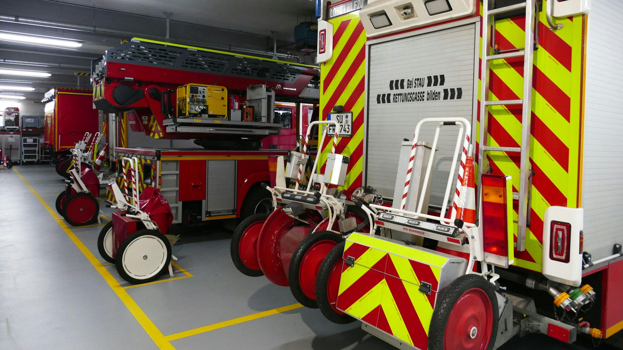 Die Fahrzeughalle der Freiwilligen Feuerwehr Lohmar ist Ziel der Einbrecher gewesen.