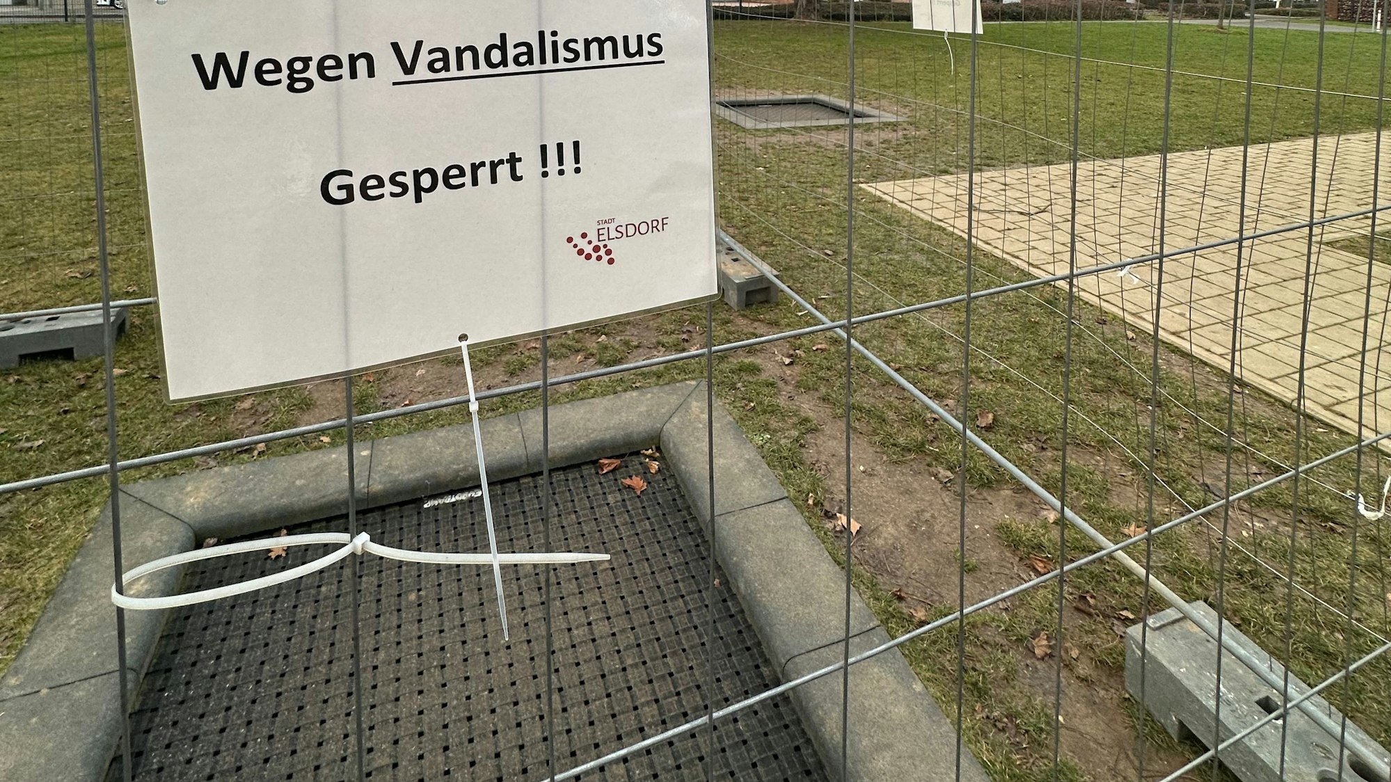 Im Sport- und Bewegungspark sind Trampoline nach Beschädigungen durch Vandalismus vorerst gesperrt.