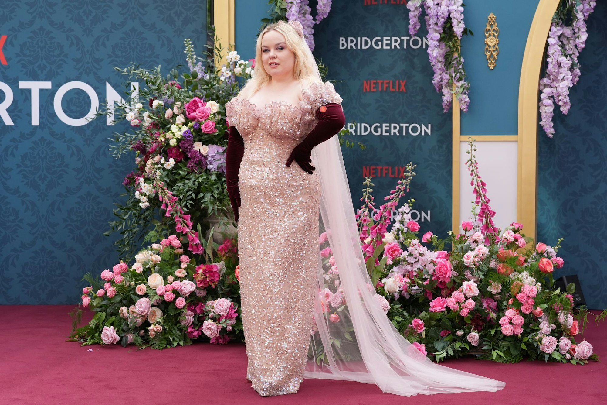 Die Romanze von Penelope Featherington, gespielt von Nicola Coughlan, und Colin Bridgerton stand in der dritten Staffel im Vordergrund. (Archivbild)