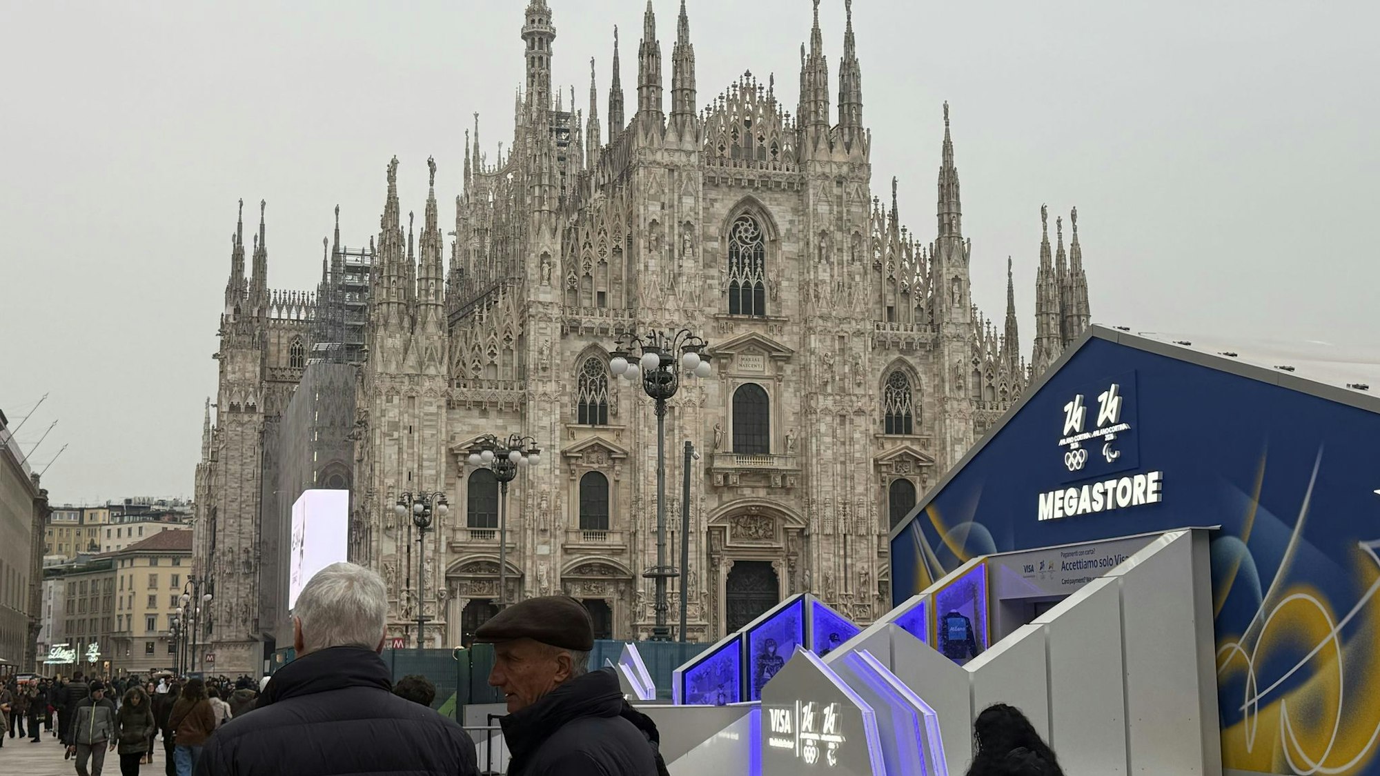 Von Olympiastimmung ist in Mailand noch nichts zu spüren.