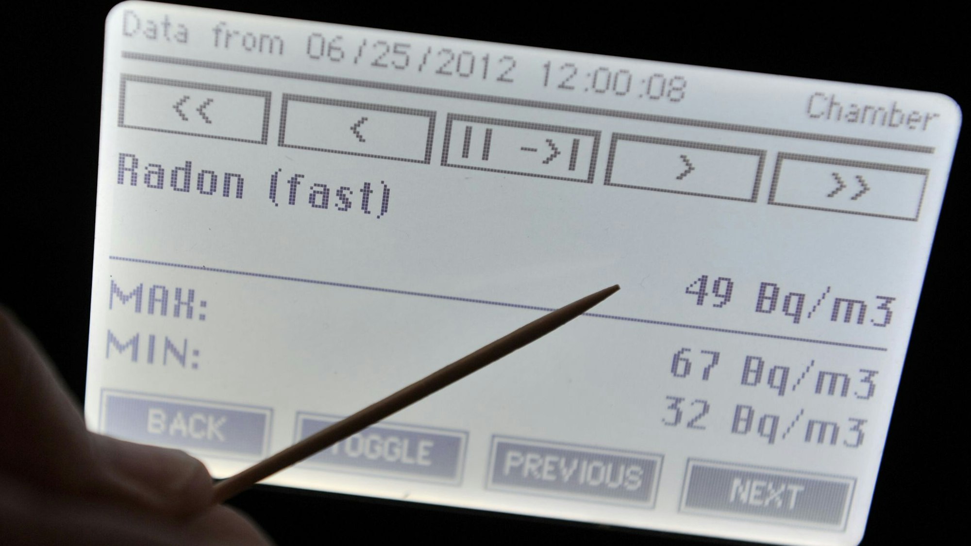 Die Weltgesundheitsorganisation (WHO) hat 100 Becquerel pro Kubikmeter Raumluft als maximal akzeptable Radon-Konzentration festgelegt. (Archivbild)