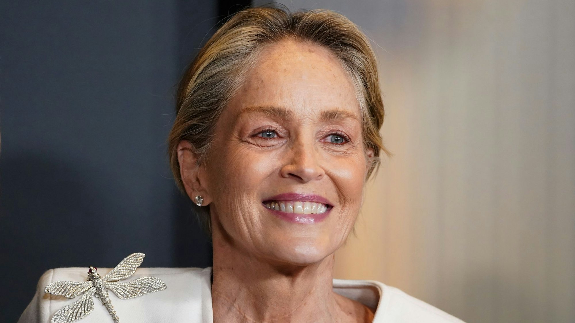 US-Filmstar Sharon Stone («Basic Instinct») begleitet den österreichischen Süßwaren-Unternehmer Karl Guschlbauer zum Wiener Opernball.