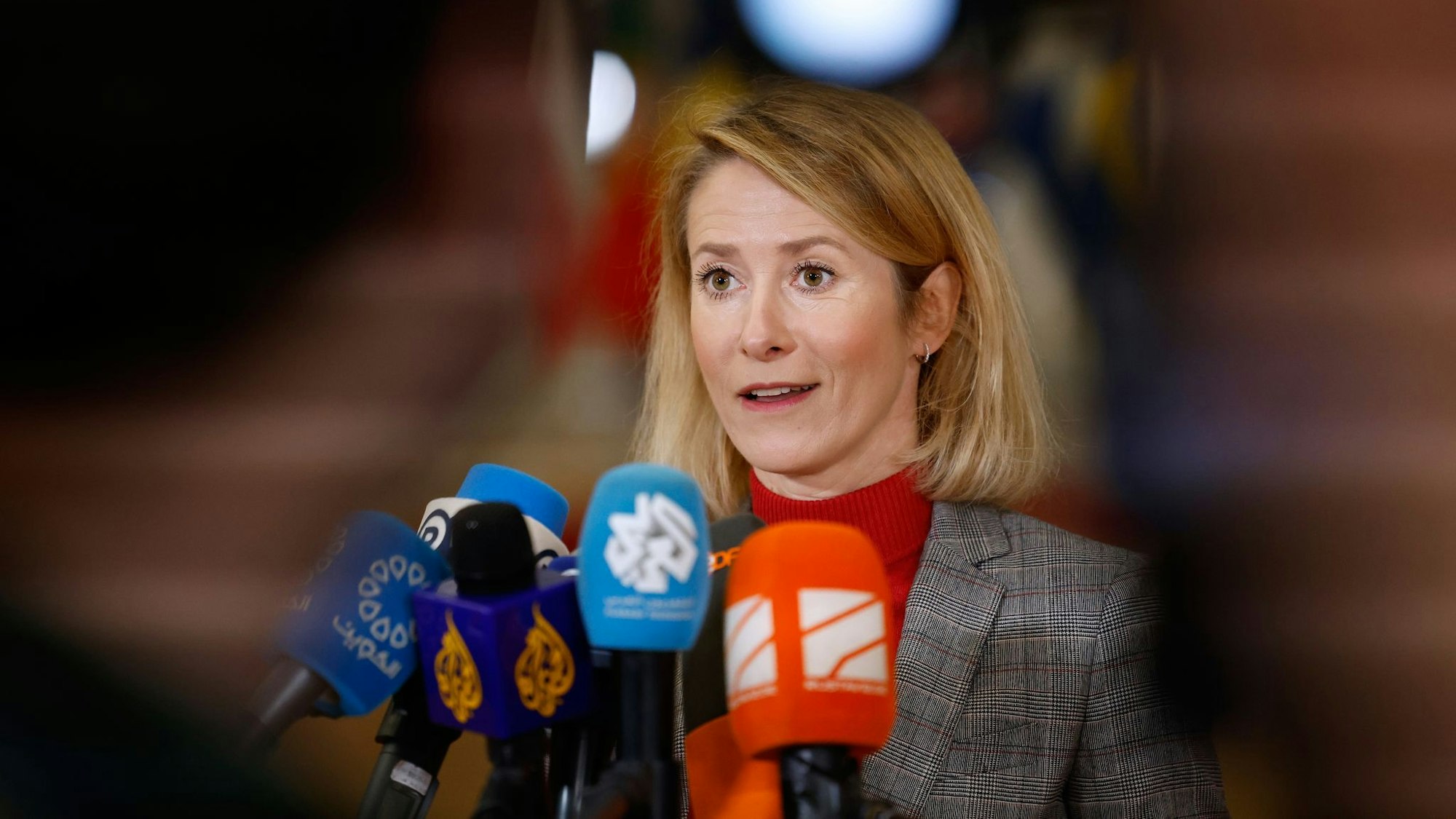 EU-Chefdiplomatin Kaja Kallas erwartet eine Einigung zur Ergänzung der EU-Terrorliste.