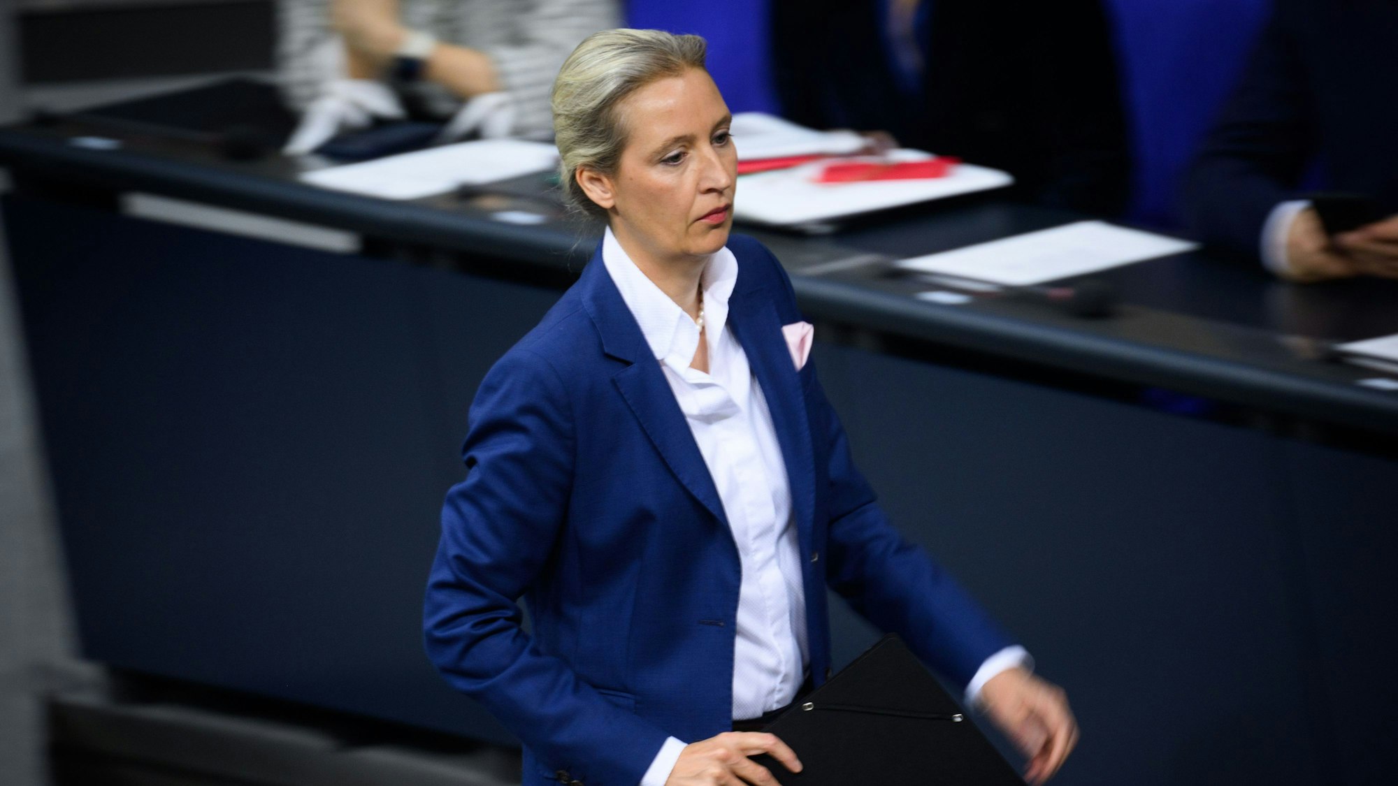 AfD-Chefin Alice Weidel im Bundestag.