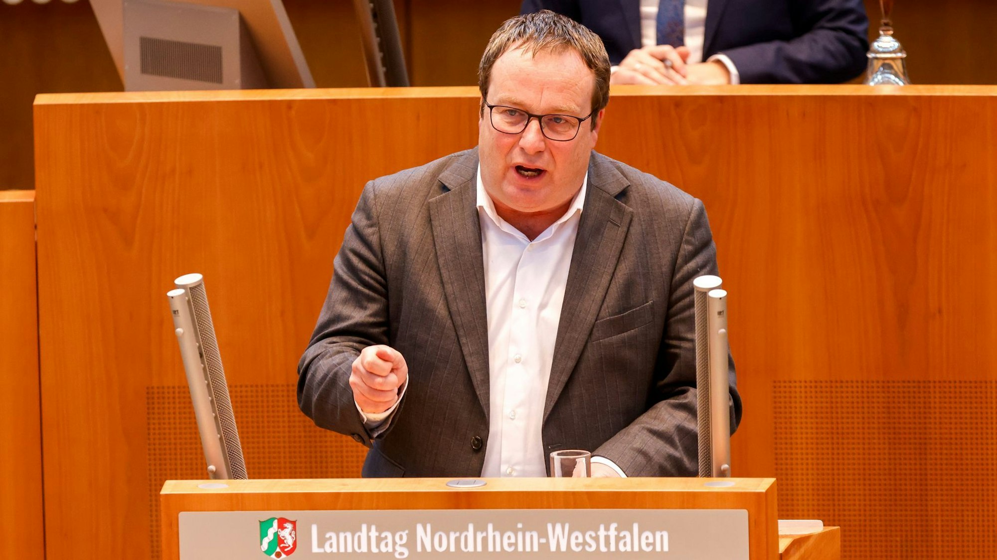 NRW-Verkehrsminister Oliver Krischer sagt: «Wir haben so viele Baustellen wie noch nie.»