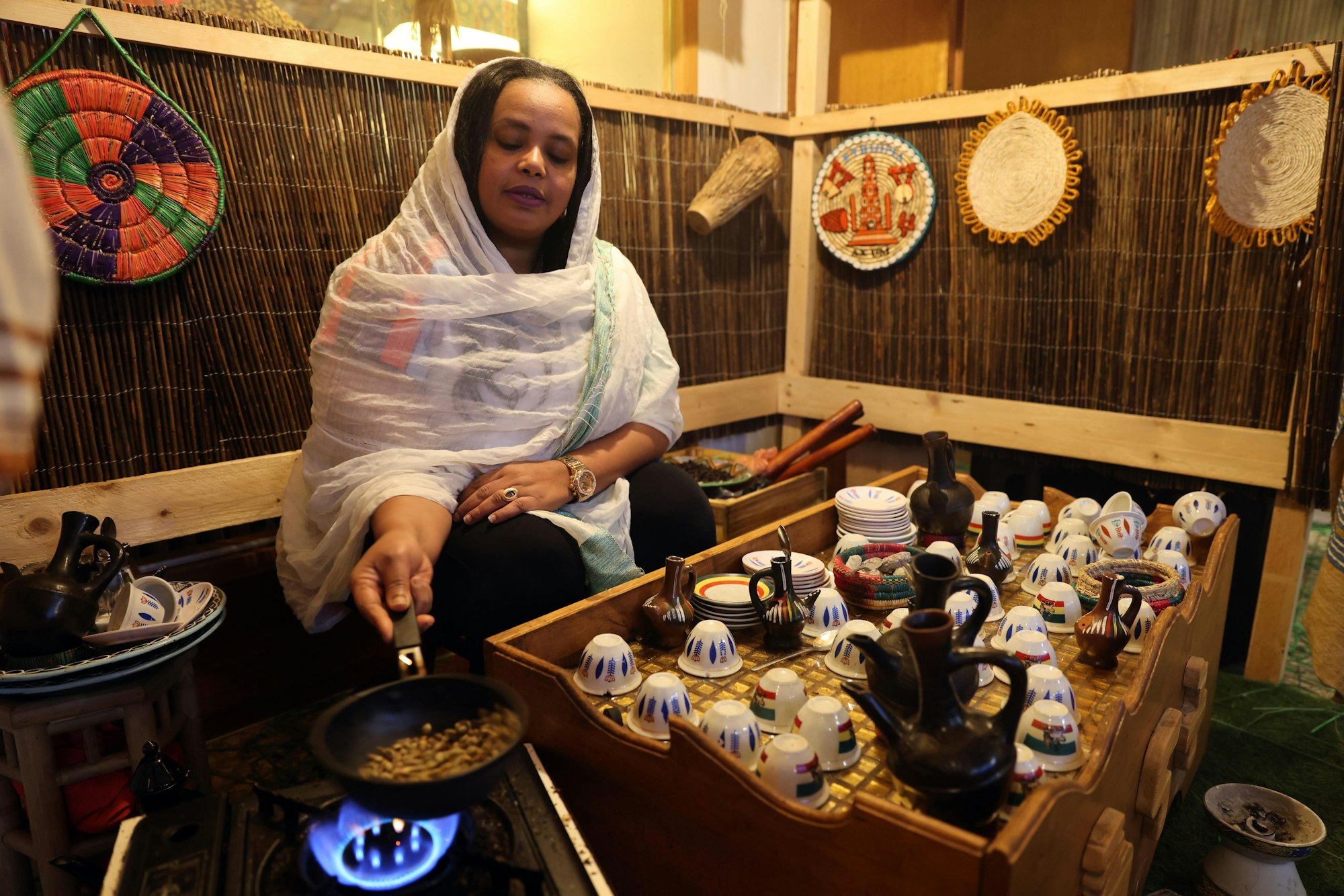 Das vierte Kind ist das Restaurant: Fasika Yelma Bekele ist die Küchenchefin im Enat.