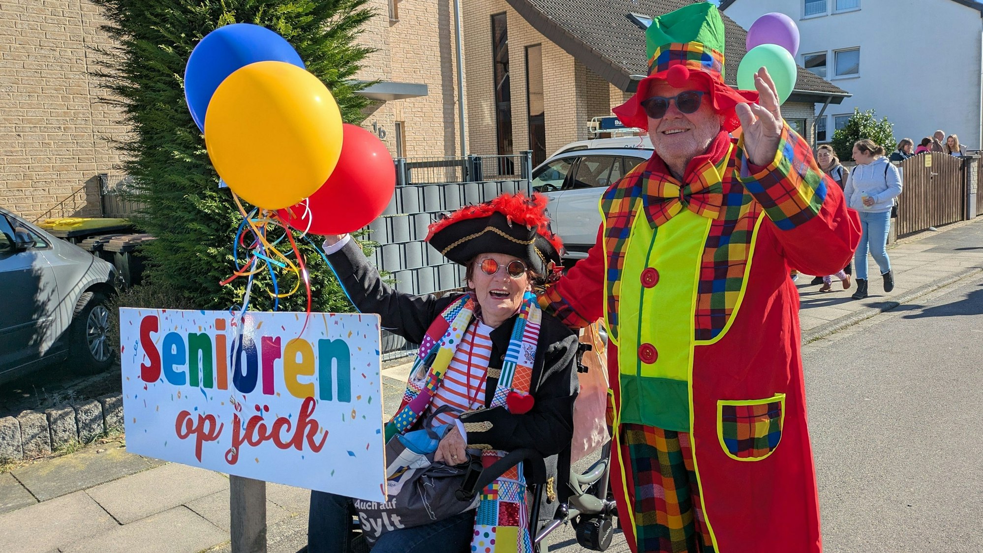 „Senioren op jöck“ 2025 beim Karnevalszug in Heimerzheim.