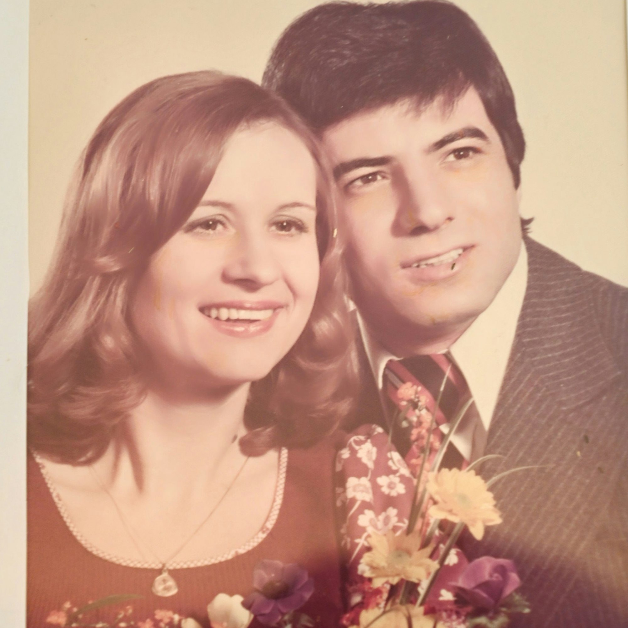 Hochzeitsbild der Eheleute Alhasan von 1976.