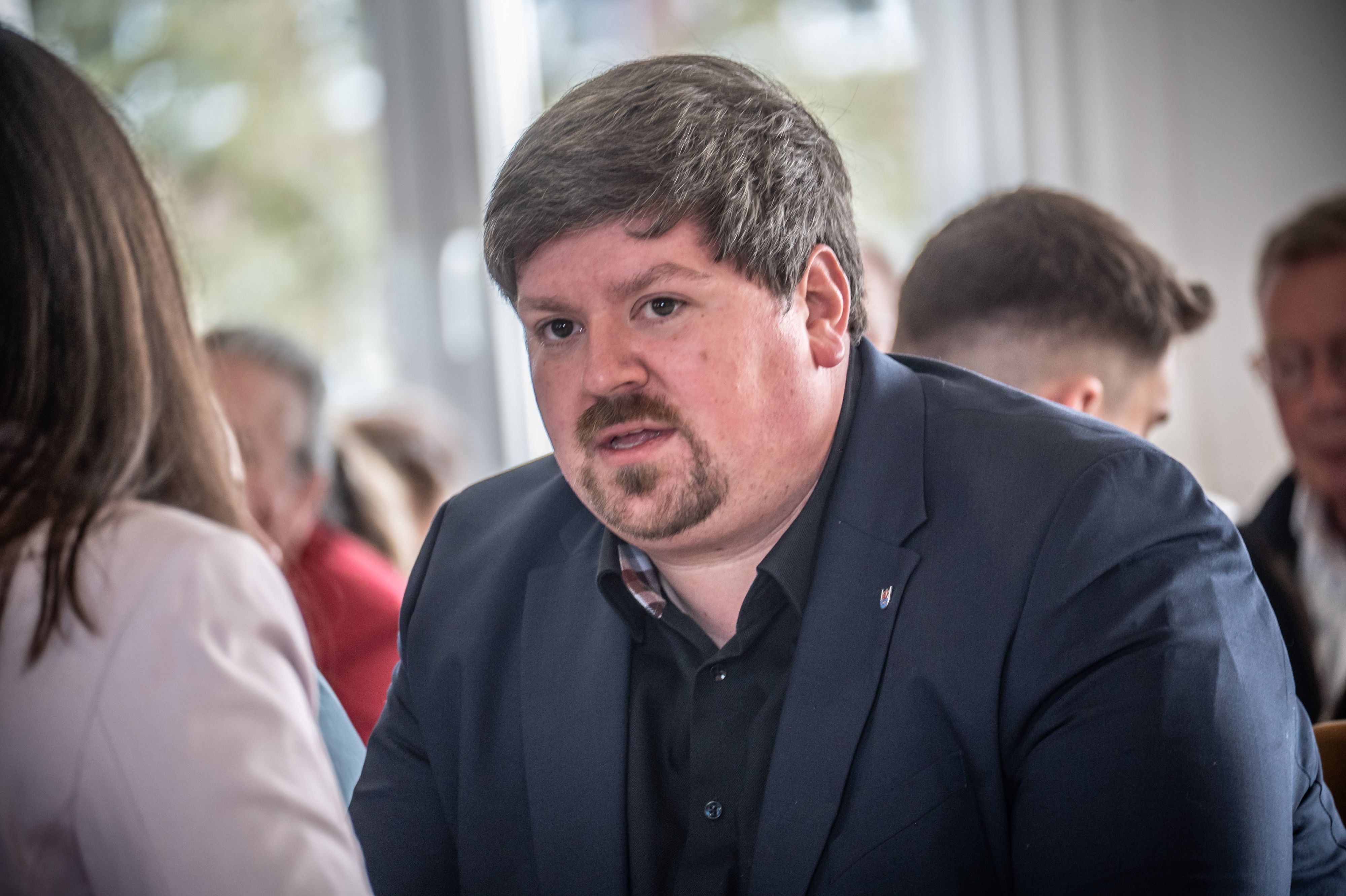 Maurice Winter auf dem CDU-Leichlingen Neujahrsempfang in Haus Klippenberg Bild: Ralf Krieger