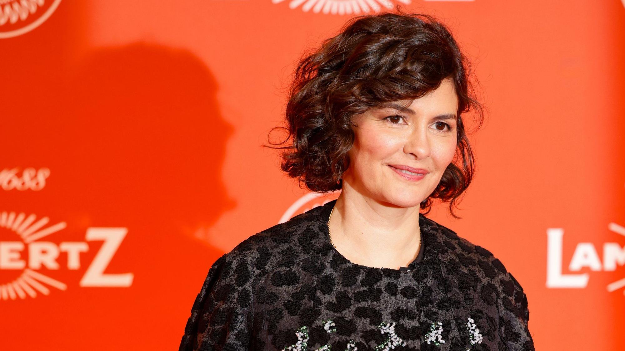 Die französische Schauspielerin Audrey Tautou stand unter besonders viel Blitzgewitter.