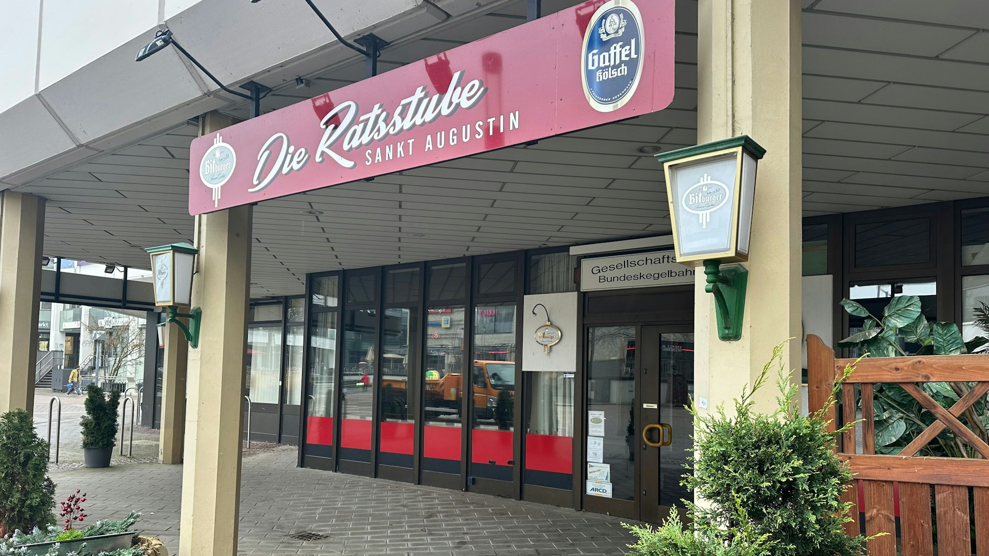 Die Ratsstuben in Sankt Augustin sind seit Januar 2026 geschlossen. Ein neuer Pächter wird gesucht.
