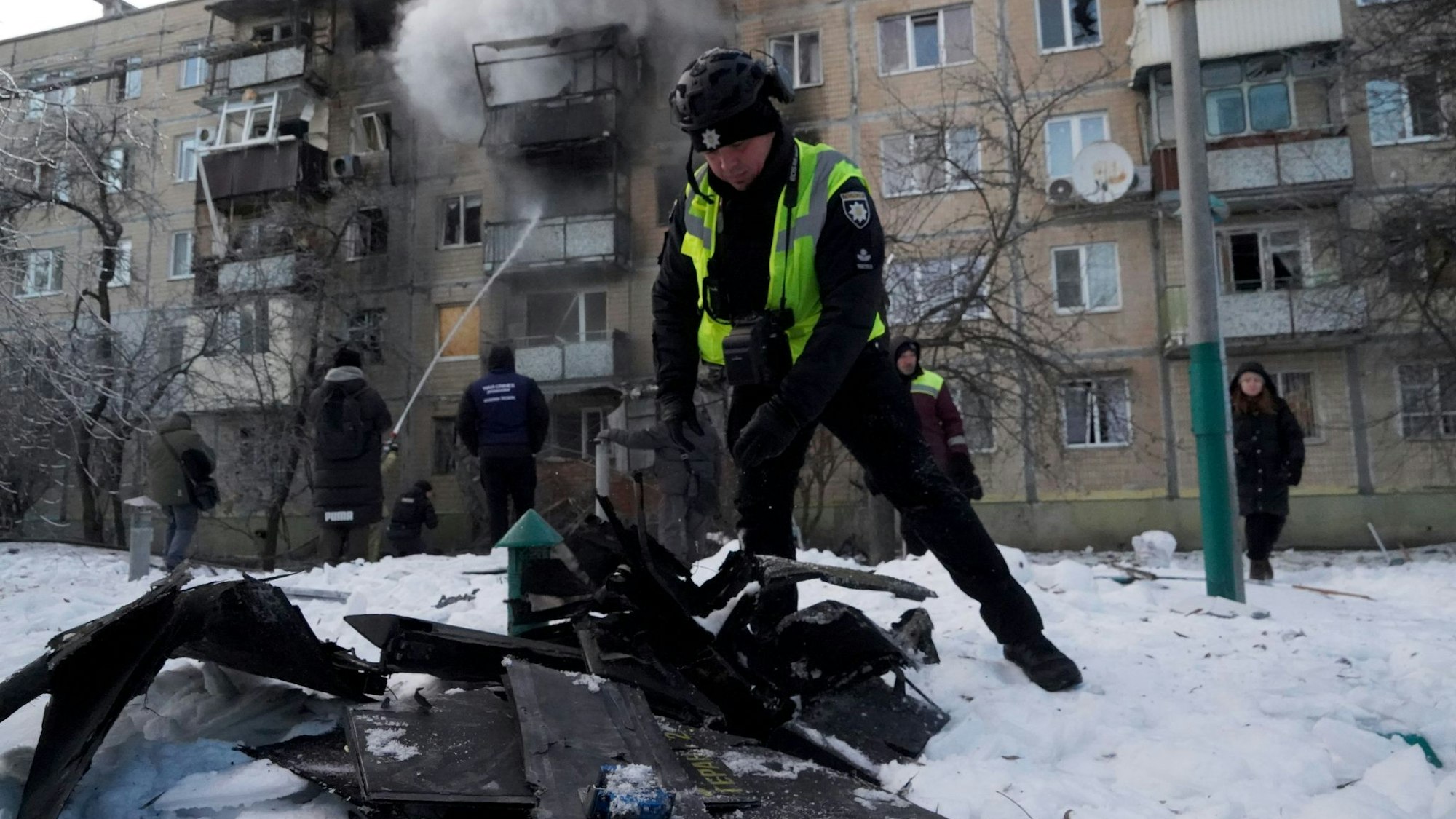 Die Energieversorgung in Charkiw ist genauso schwer beschädigt wie in Kiew.