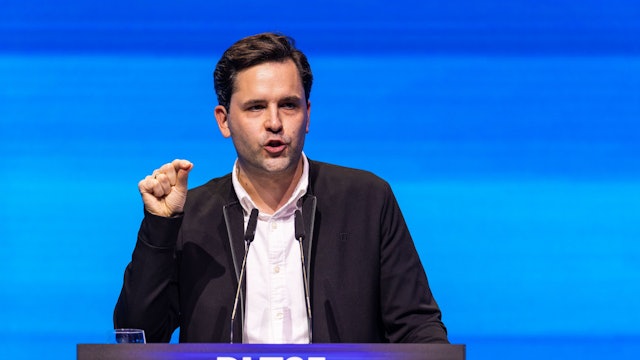 Johannes Winkel (CDU), Bundesvorsitzender der Jungen Union (JU), spricht beim Deutschlandtag der Jungen Union (JU).