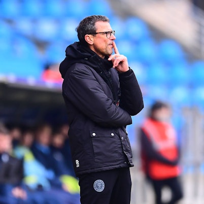 Fußball Herren Regionalliga West Saison 2025/2026 19. Spieltag: VfL Bochum U21, U 21 - Fortuna Köln am 25.01.2026 im Vonovia Ruhrstadion in Bochum Matthias Mink Trainer Fortuna Köln Nordrhein-Westfalen Deutschland *** Soccer Mens Regionalliga West Season 2025 2026 19 Matchday VfL Bochum U21 Fortuna Köln on 25 01 2026 at the Vonovia Ruhrstadion in Bochum Matthias Mink Coach Fortuna Köln North Rhine-Westphalia Germany