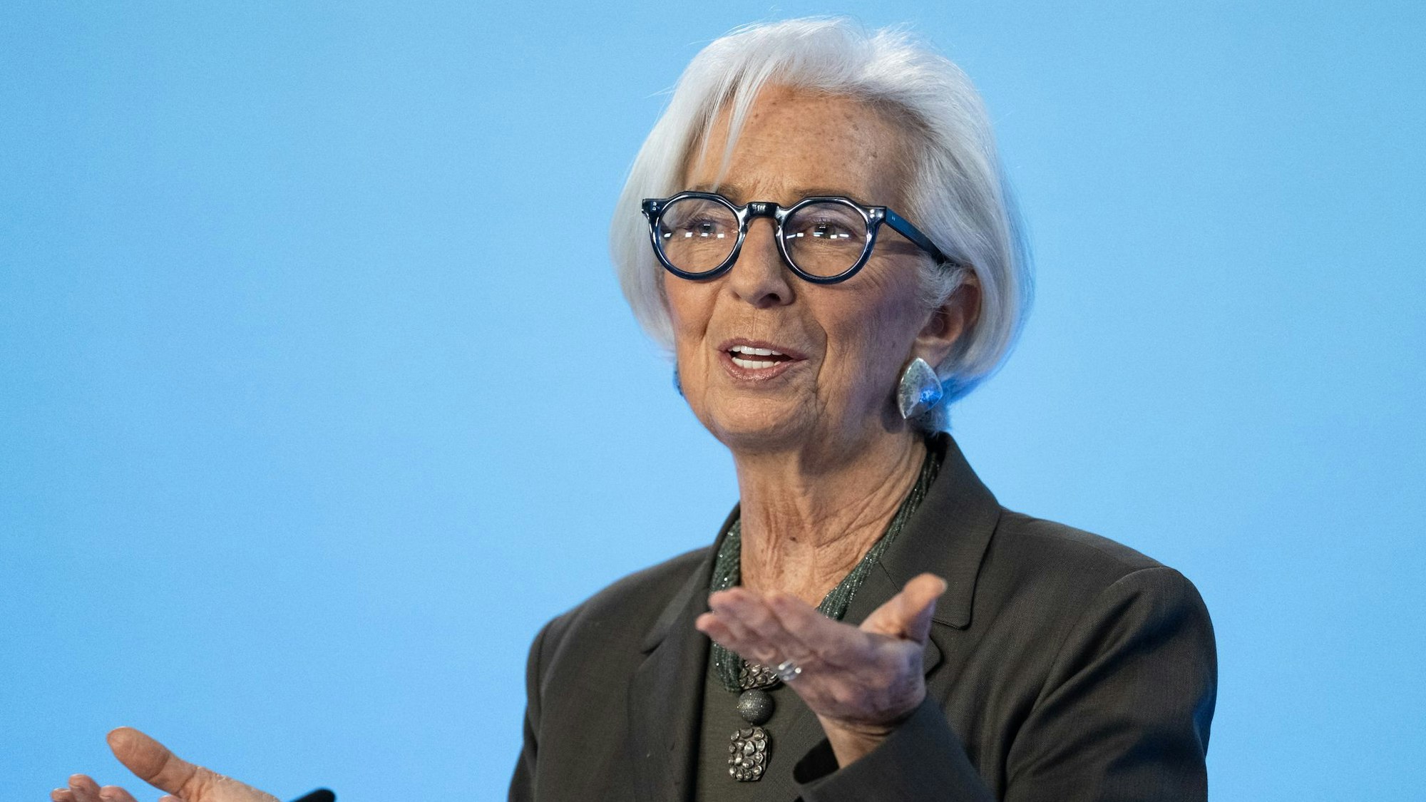 Präsidentin Christine Lagarde: EZB–Geldpolitik und Inflation in guter Position.
